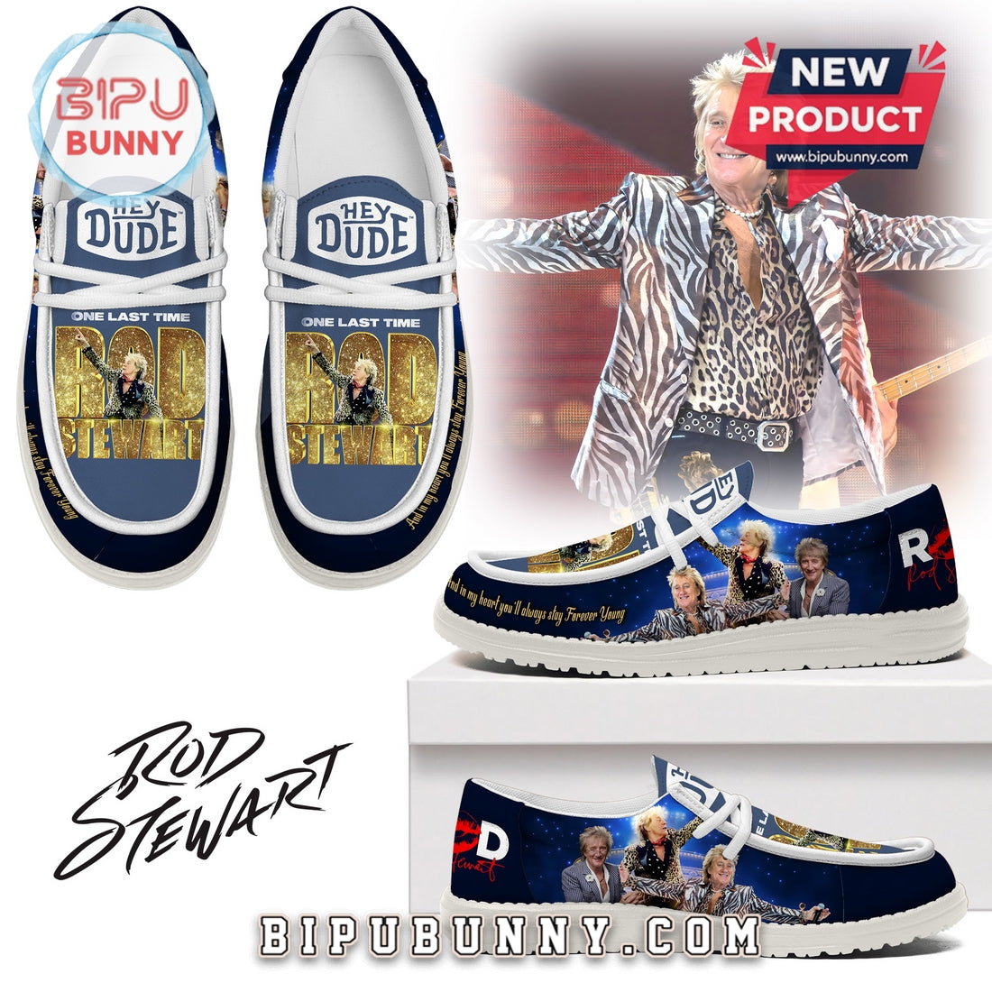 Rod Stewart Lace Up Loafers 2026