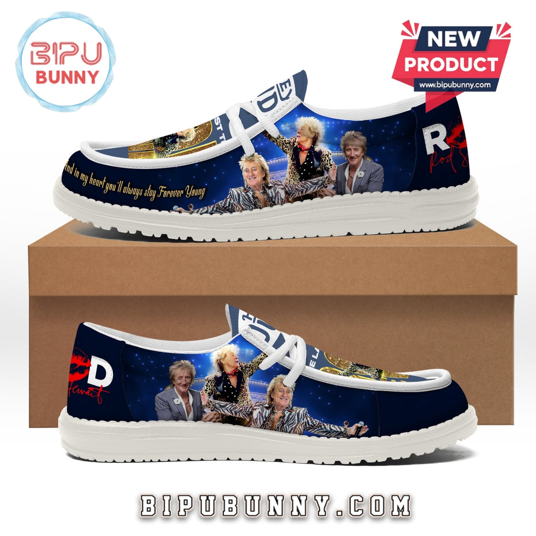 Rod Stewart Lace Up Loafers 2026