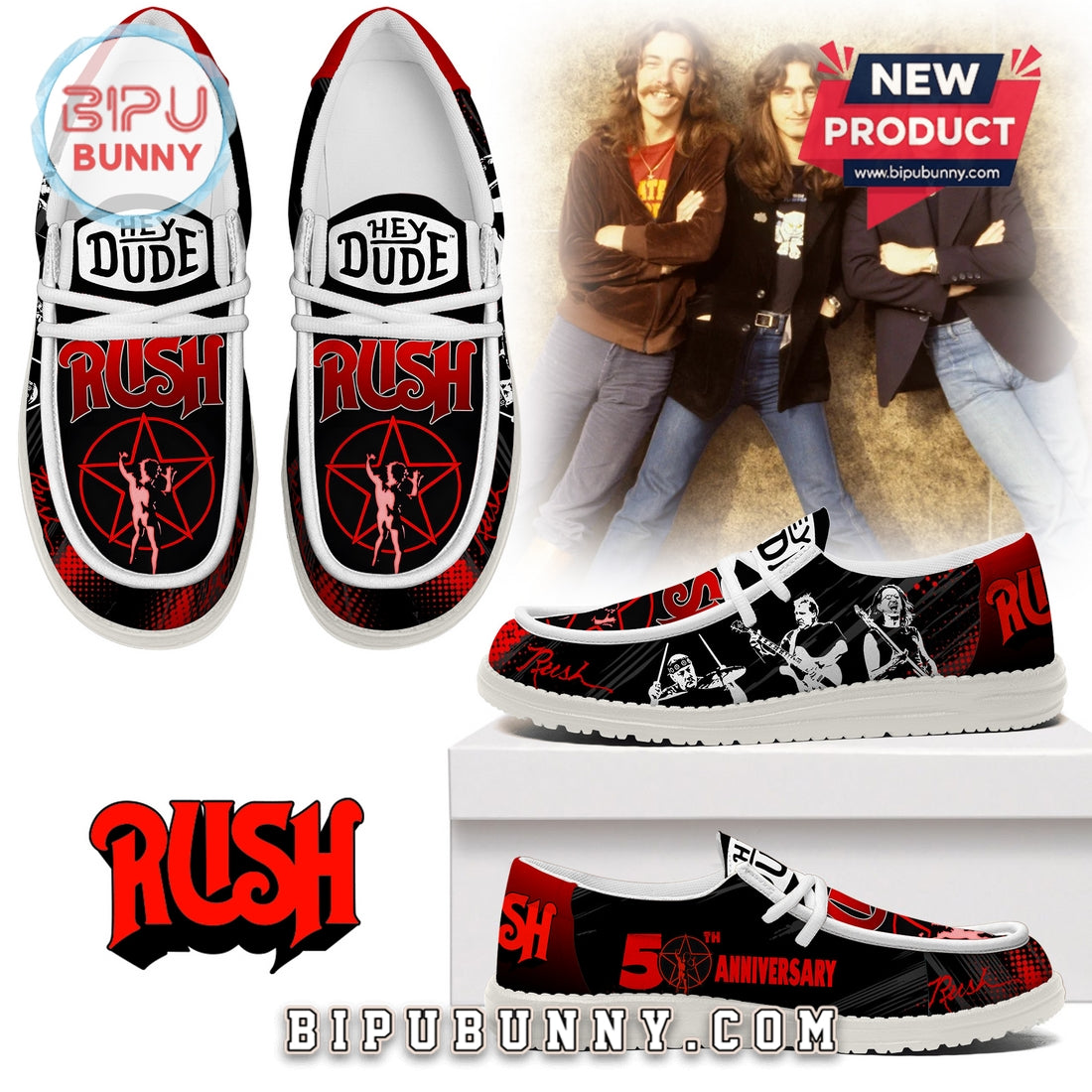 Rush Band Lace Up Loafers 2026