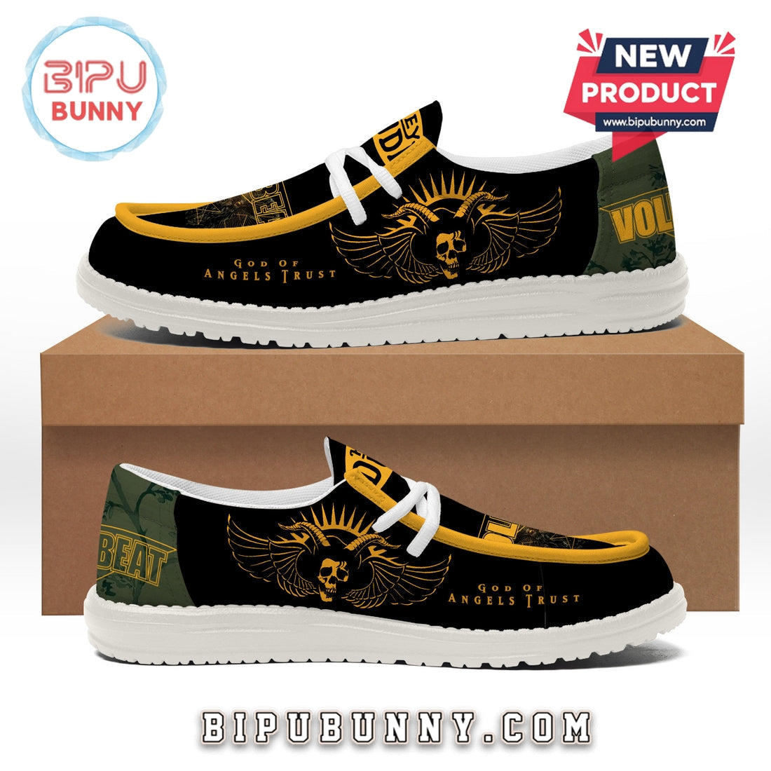 Volbeat Rock Band Lace Up Loafers 2026