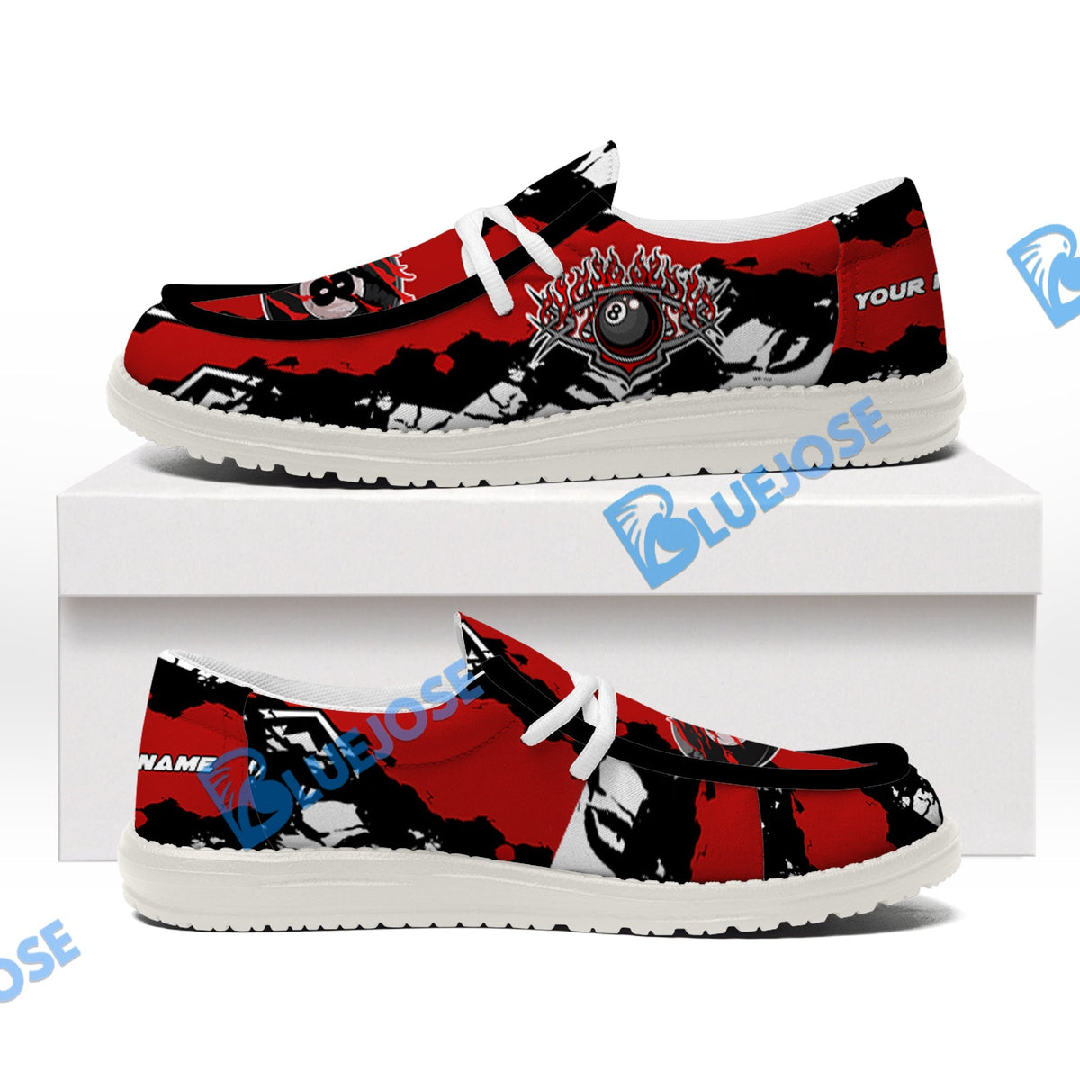 Billiards Ball 8 Cracks Of Time Lace Up Loafers 2026