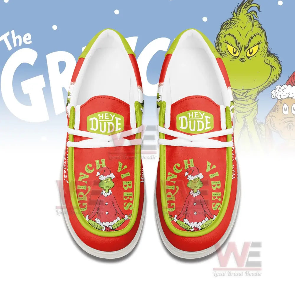 The Grinch Lace Up Loafers 2026