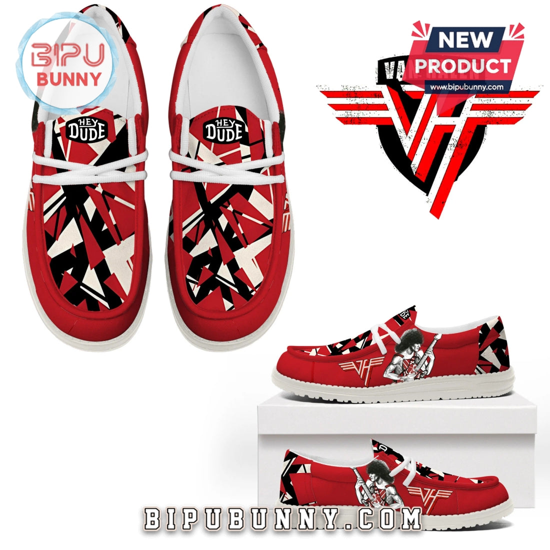 Van Halen Band Lace Up Loafers 2026