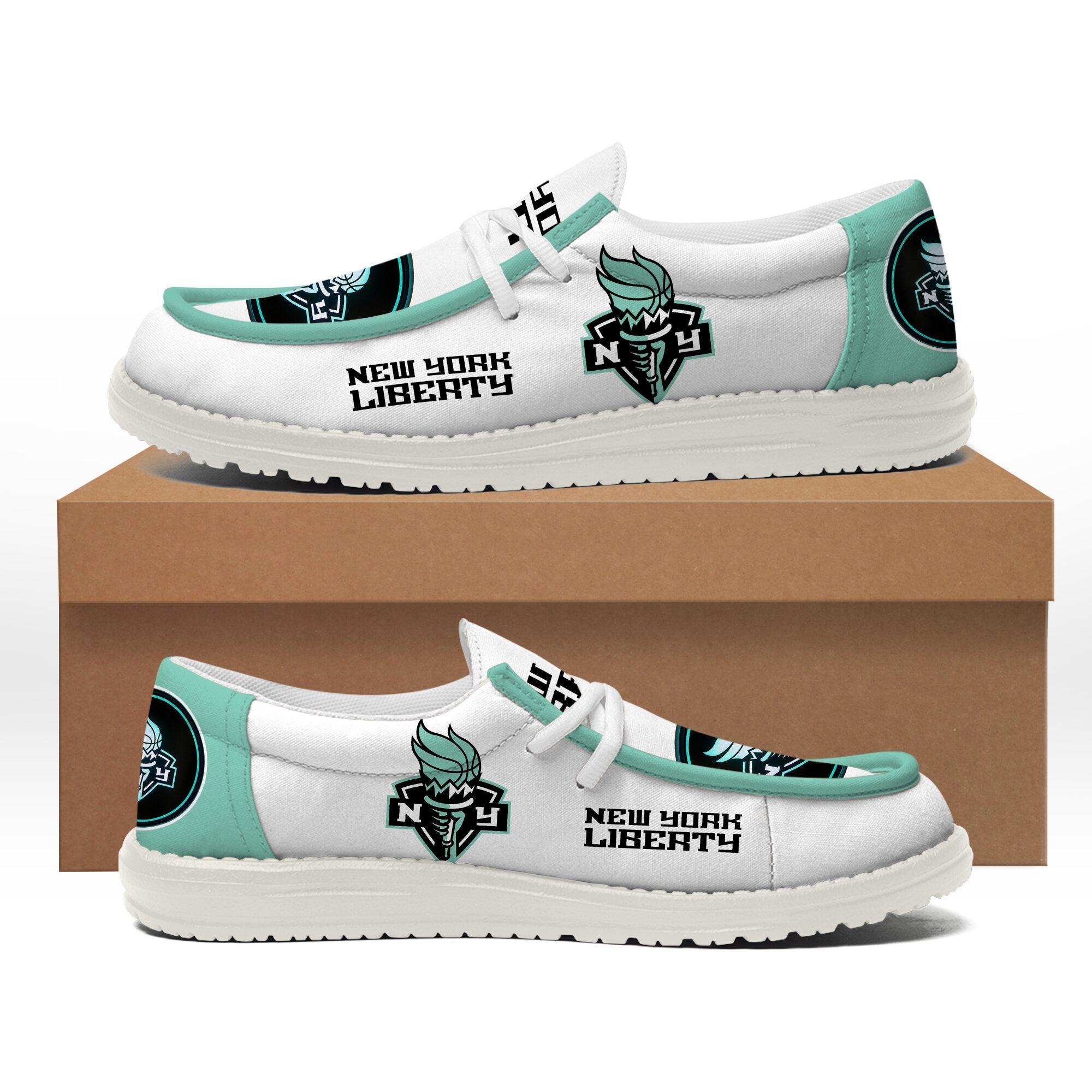 New York Liberty Lace Up Loafers 2026