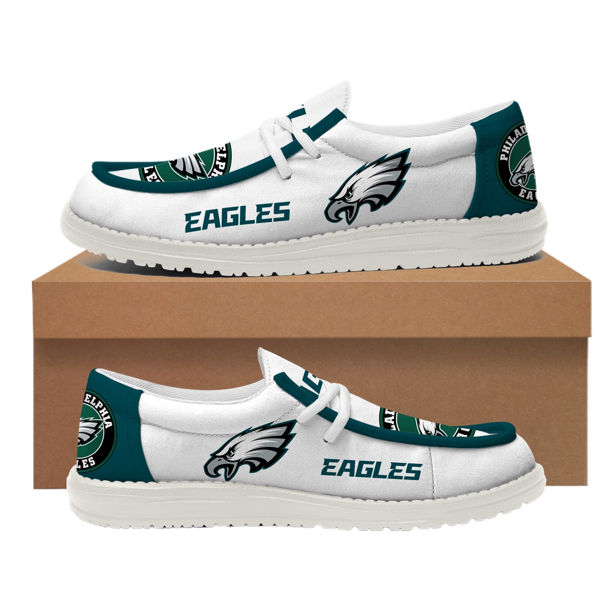 Philadelphia Eagles Lace Up Loafers 2026