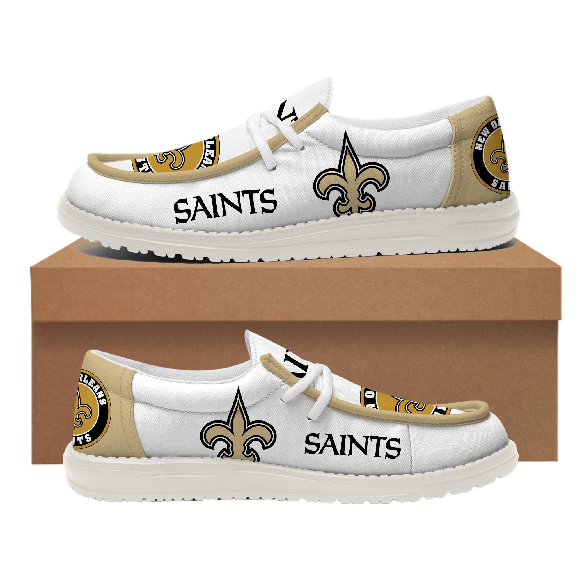 New Orleans Saints Lace Up Loafers 2026