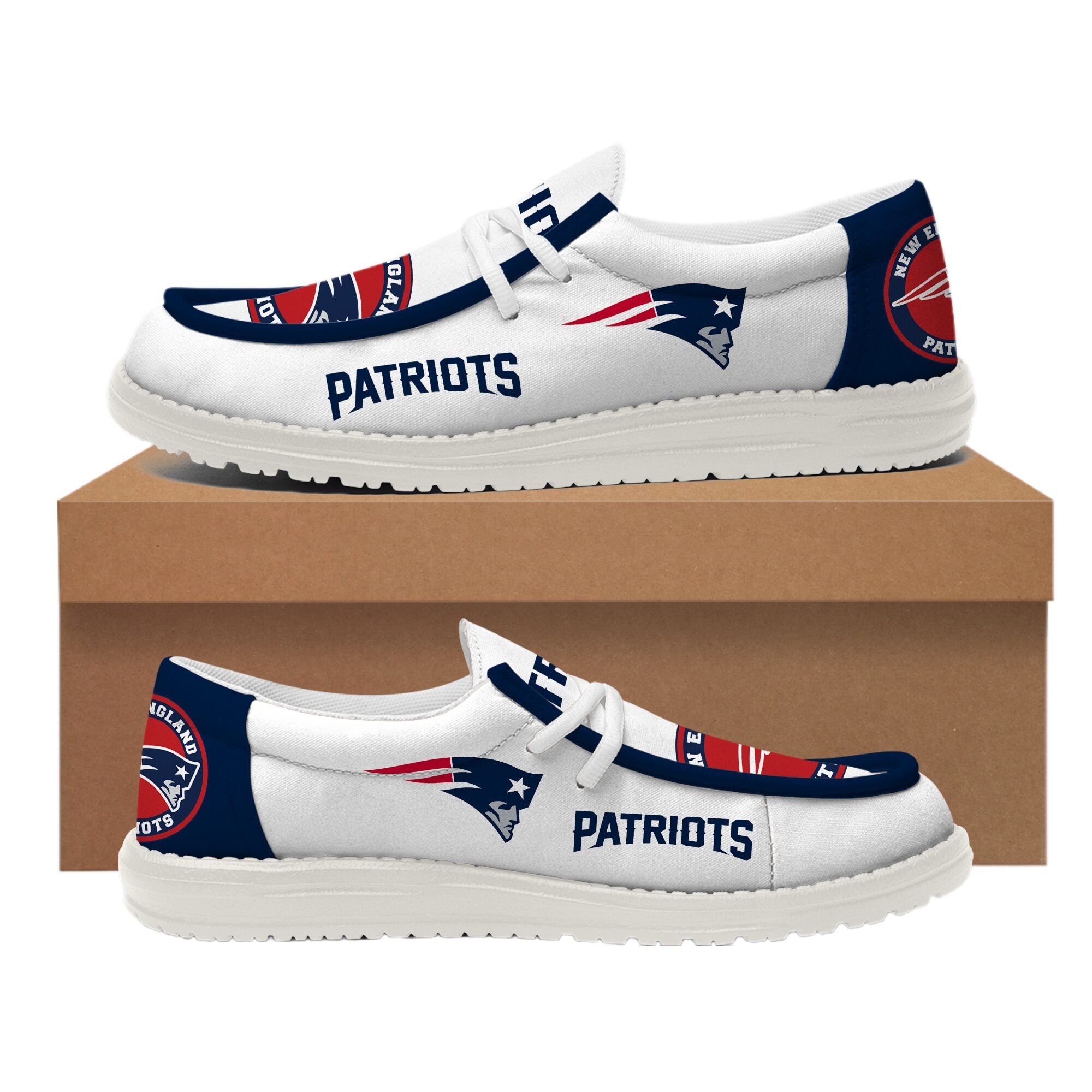 New England Patriots Lace Up Loafers 2026