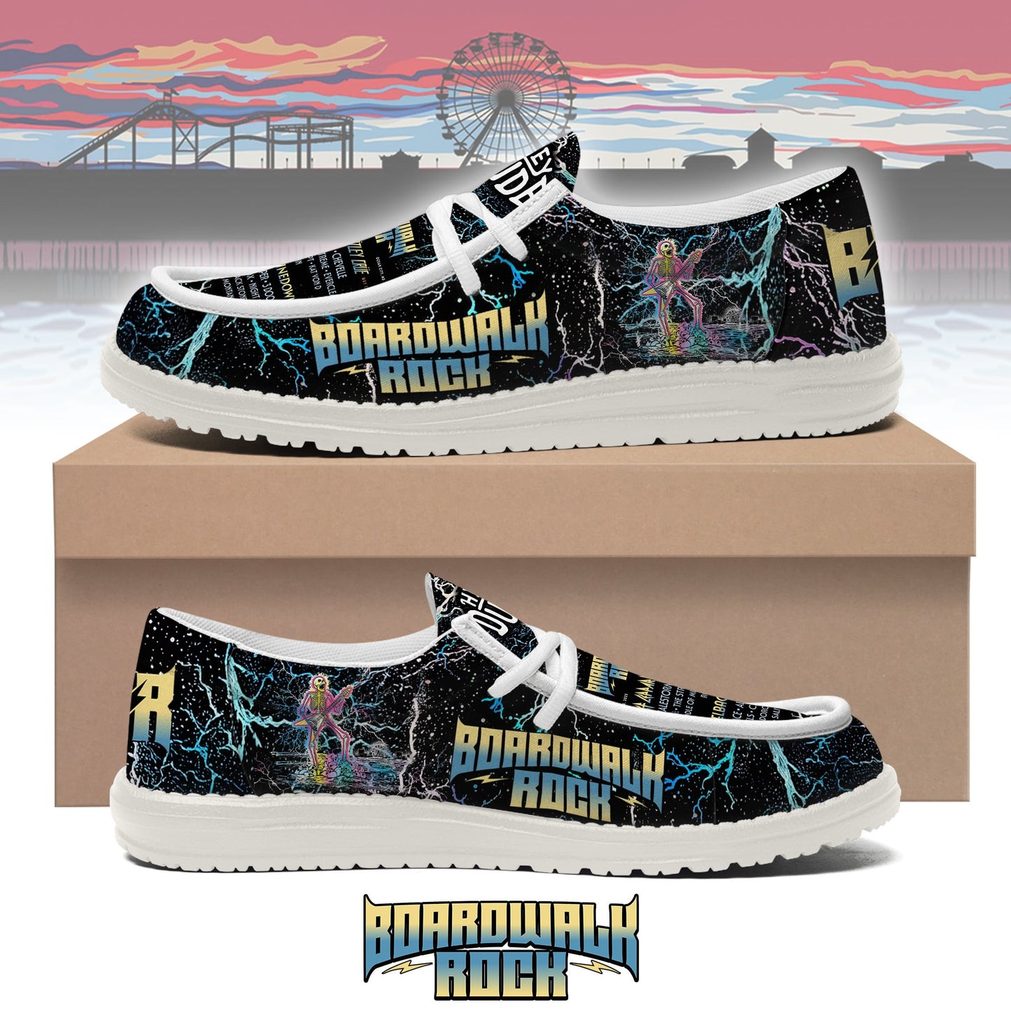 Boardwalk Rock Lace Up Loafers 2026