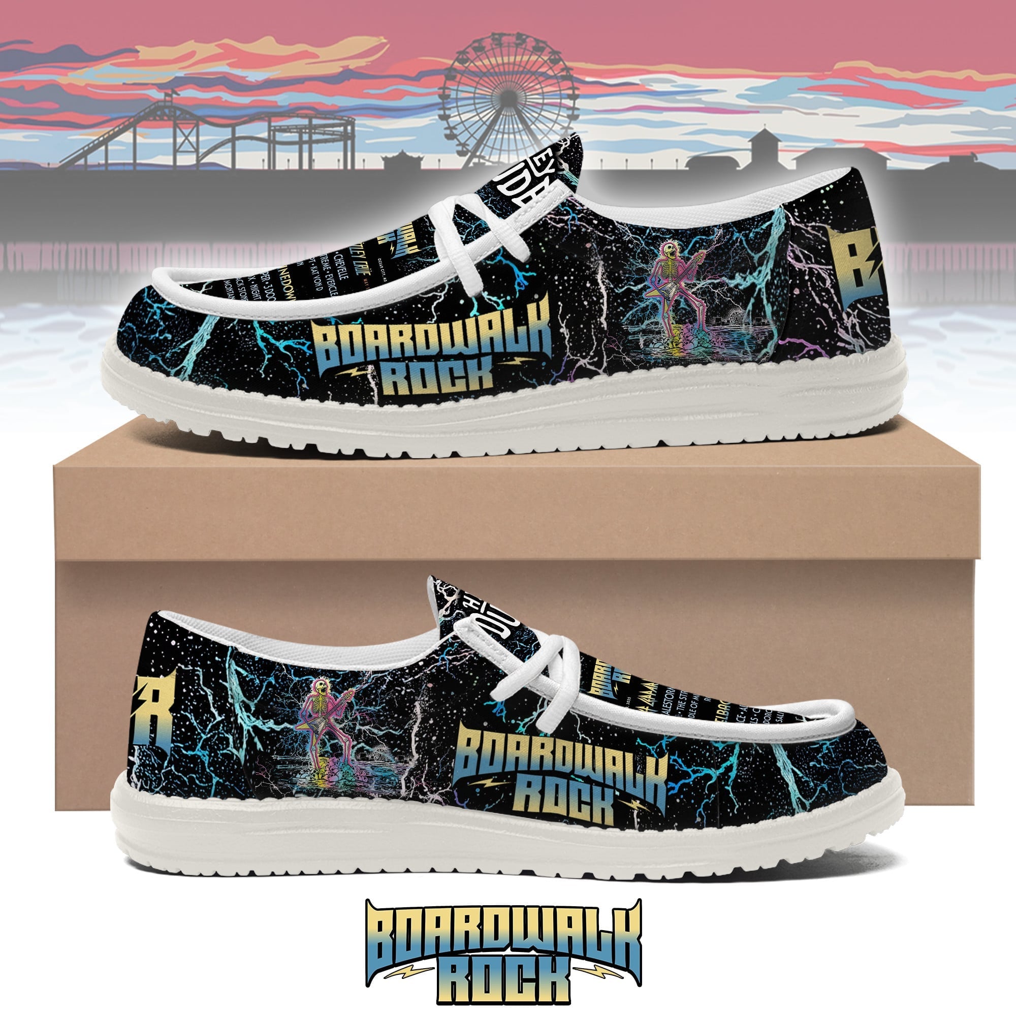 Boardwalk Rock Lace Up Loafers 2026