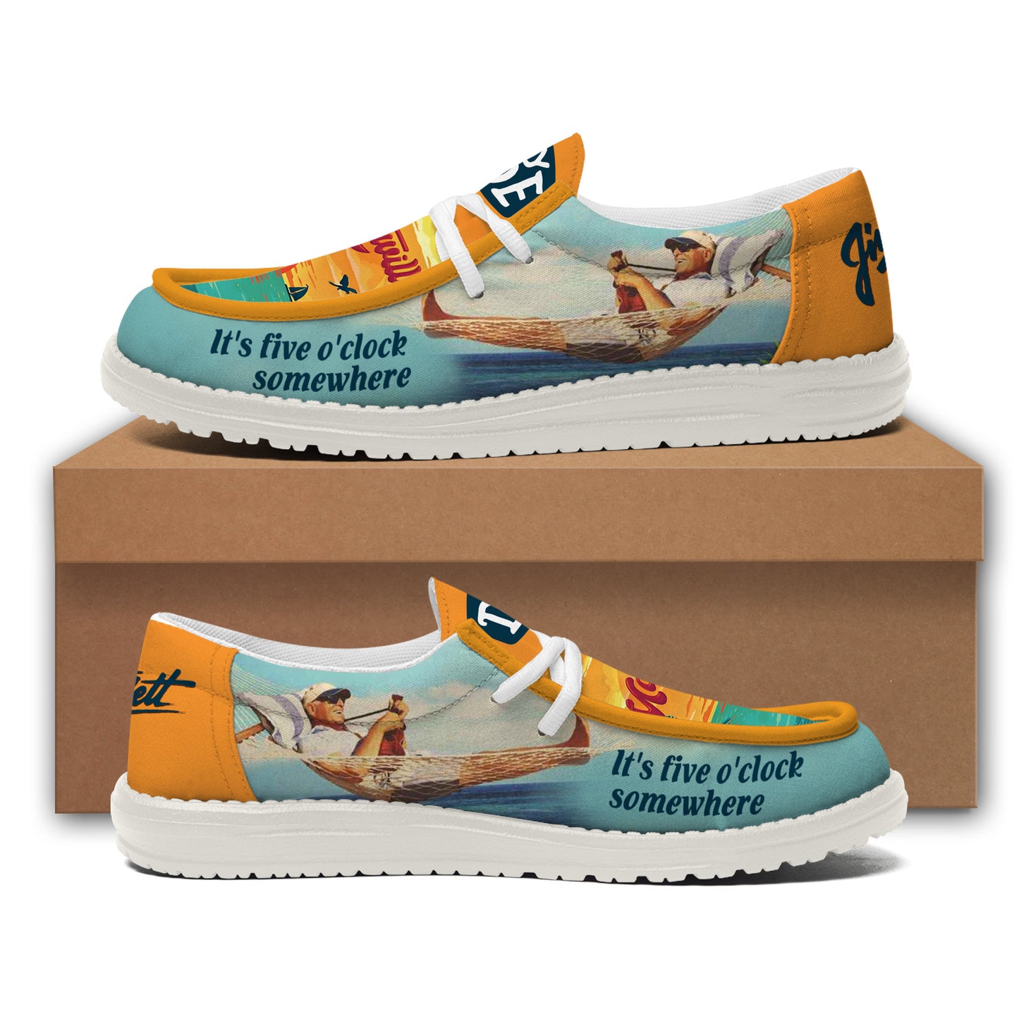 Jimmy Buffett Lace Up Loafers 2026