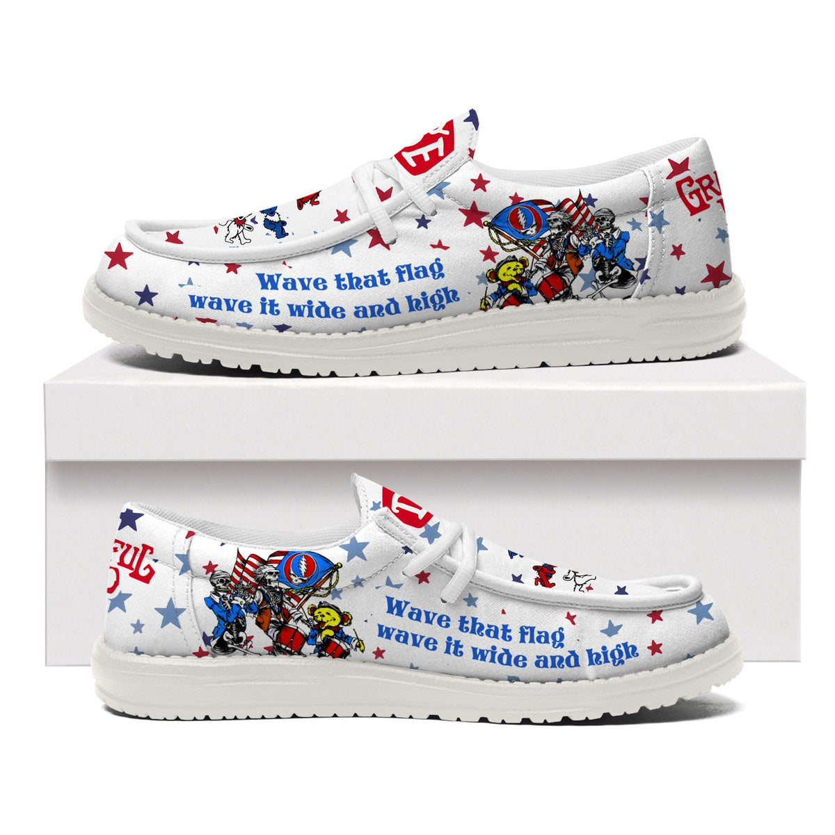 Grateful Dead Lace Up Loafers 2026