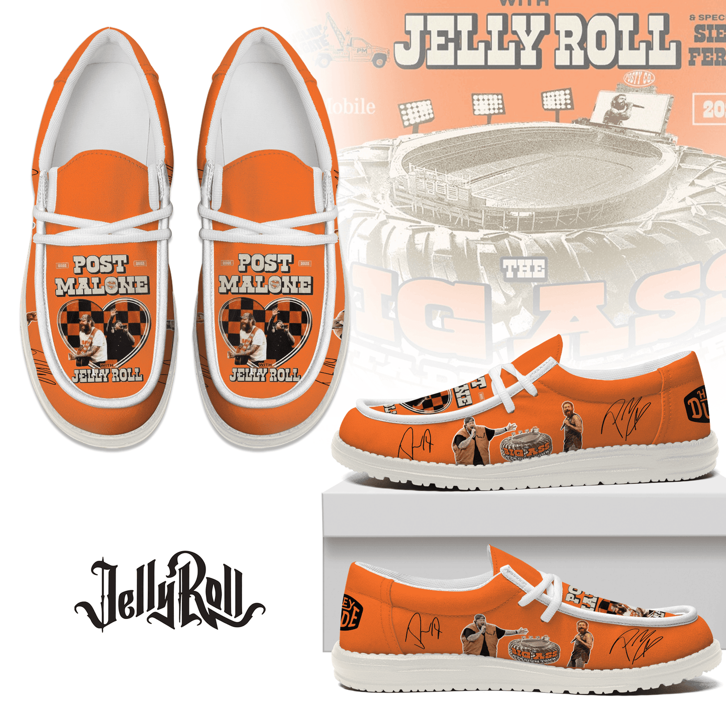 Jelly Roll Lace Up Loafers 2026