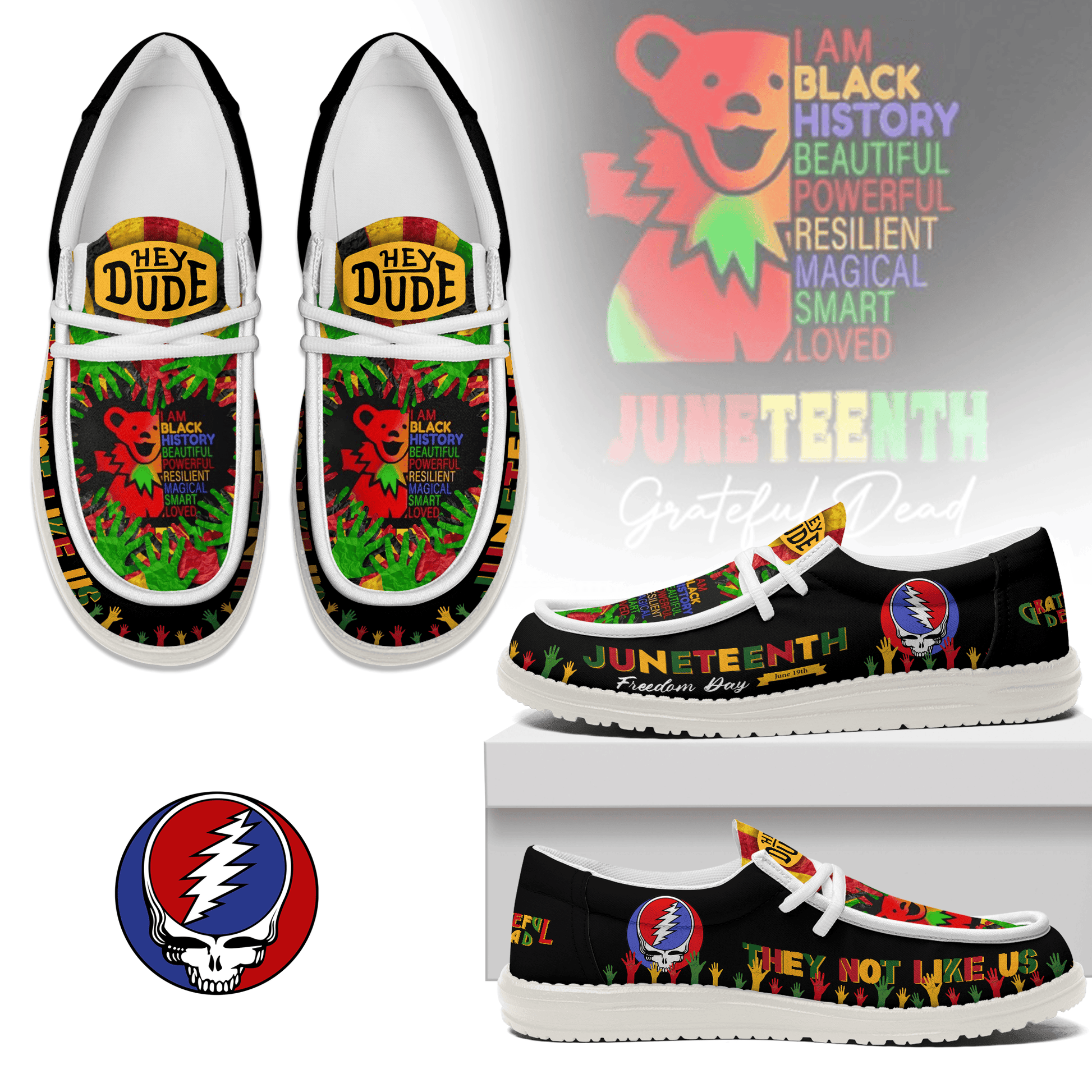 Grateful Dead Lace Up Loafers 2026