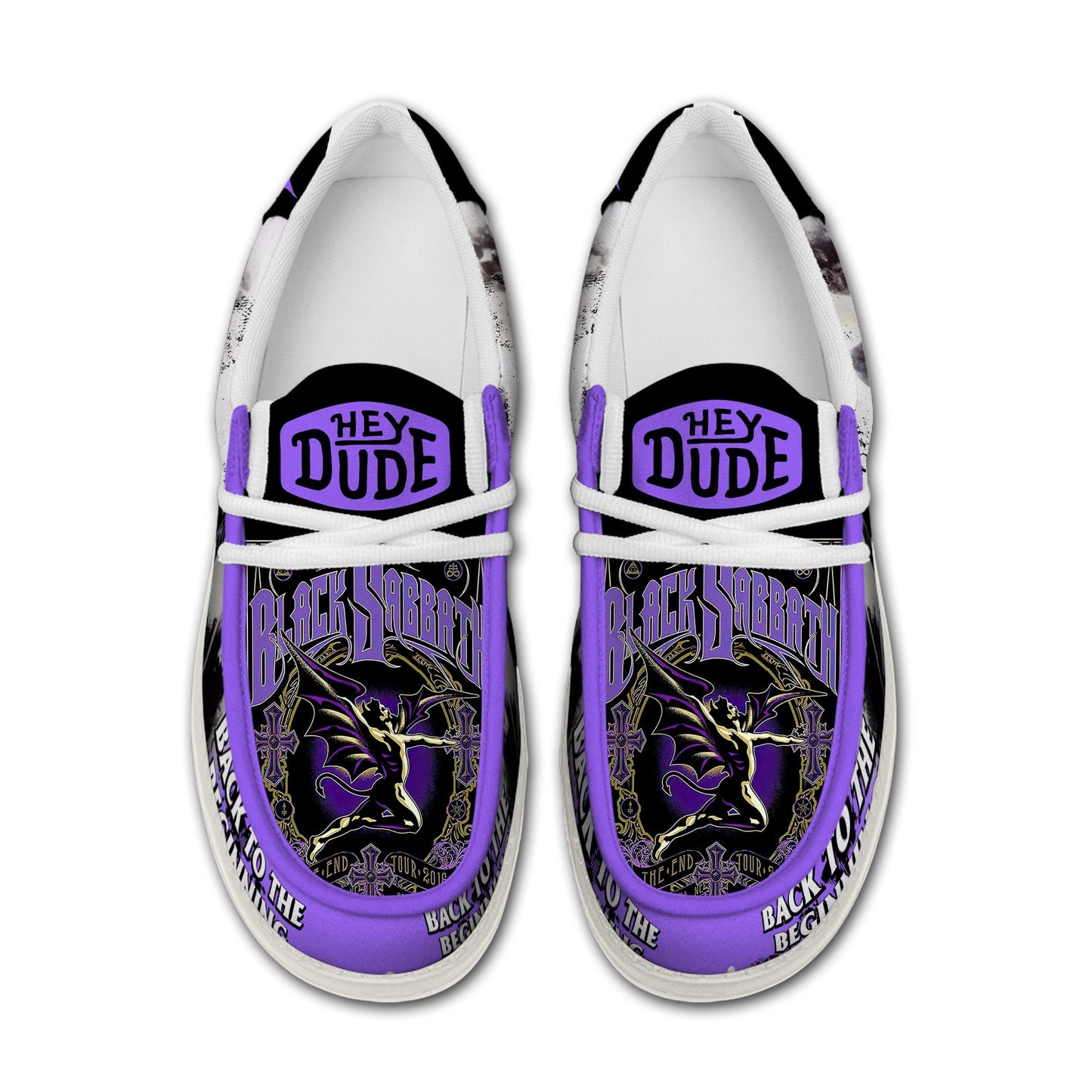 Black Sabbath Lace Up Loafers 2026