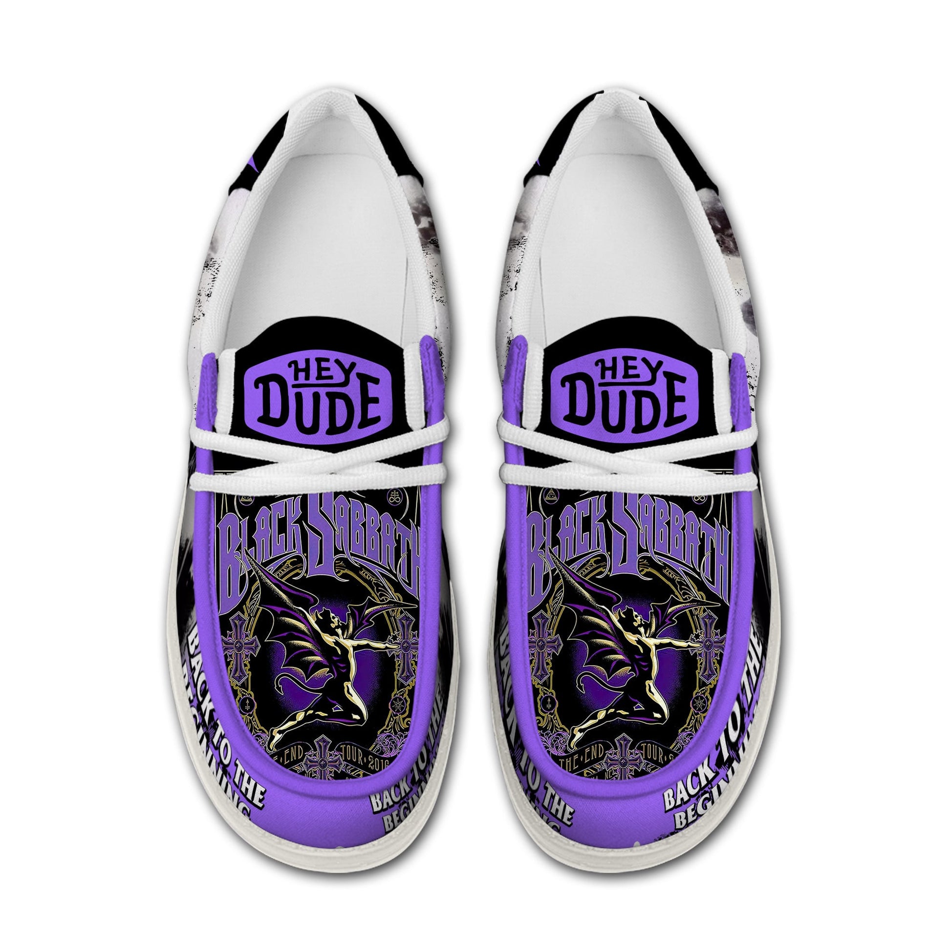 Black Sabbath Lace Up Loafers 2026