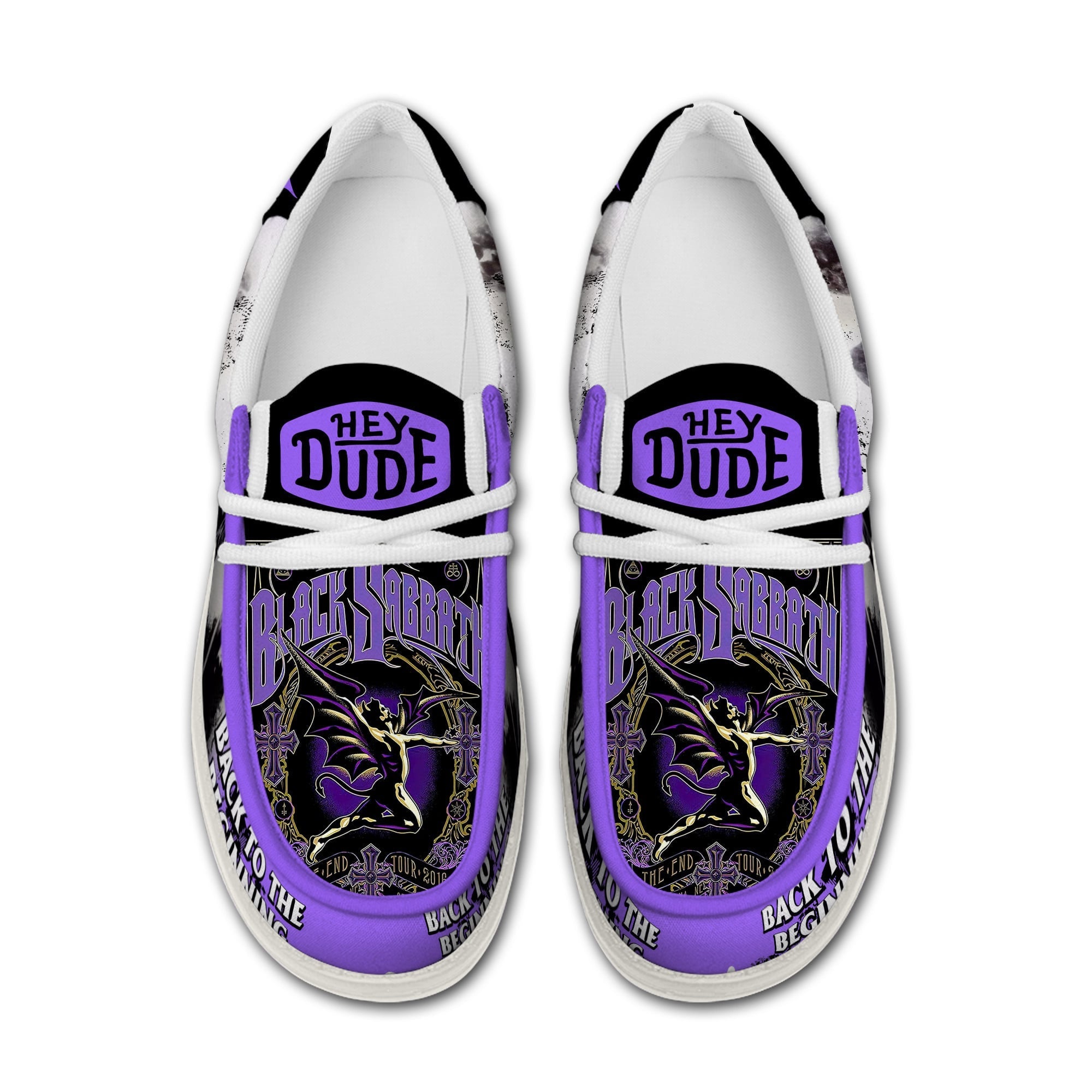 Black Sabbath Lace Up Loafers 2026