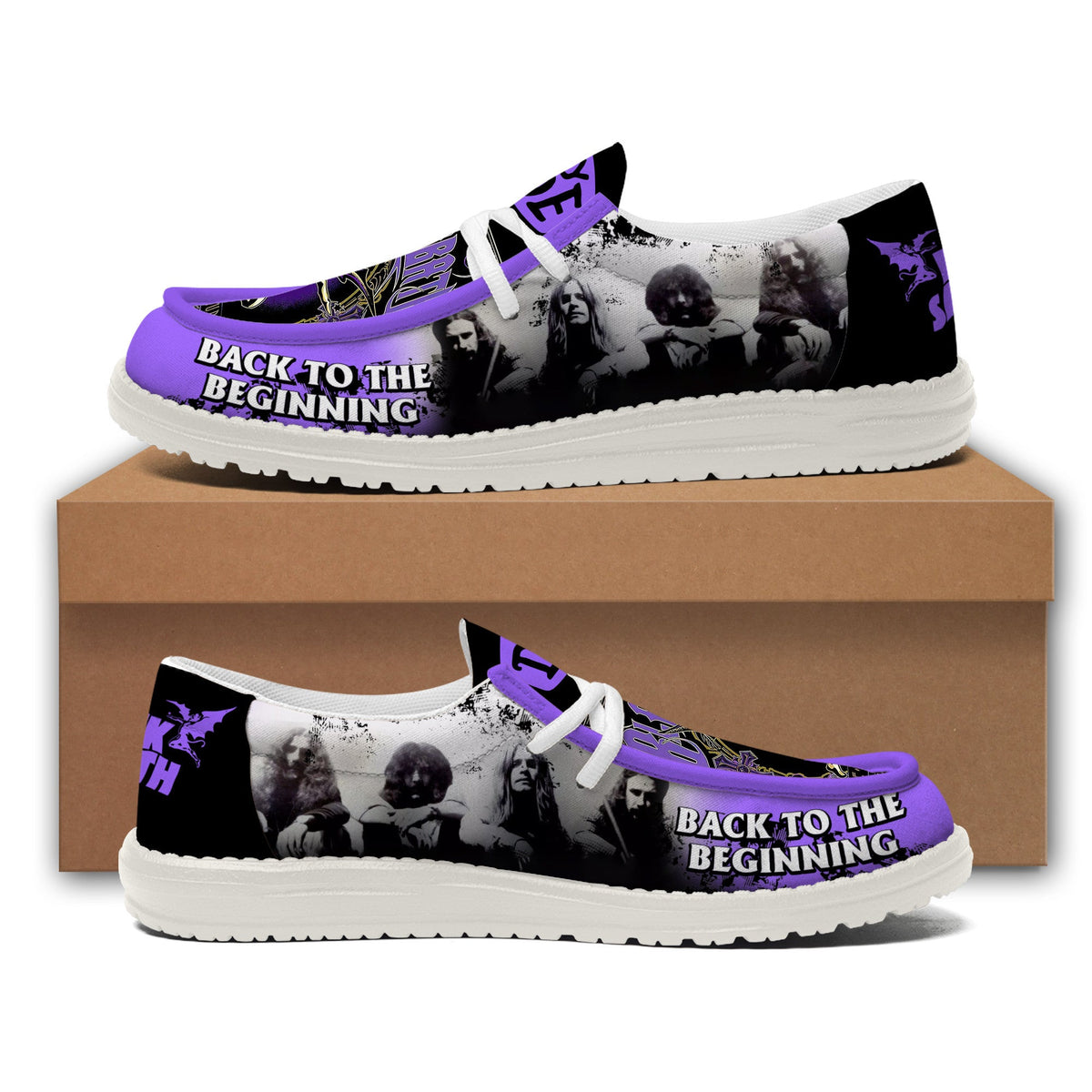 Black Sabbath Lace Up Loafers 2026