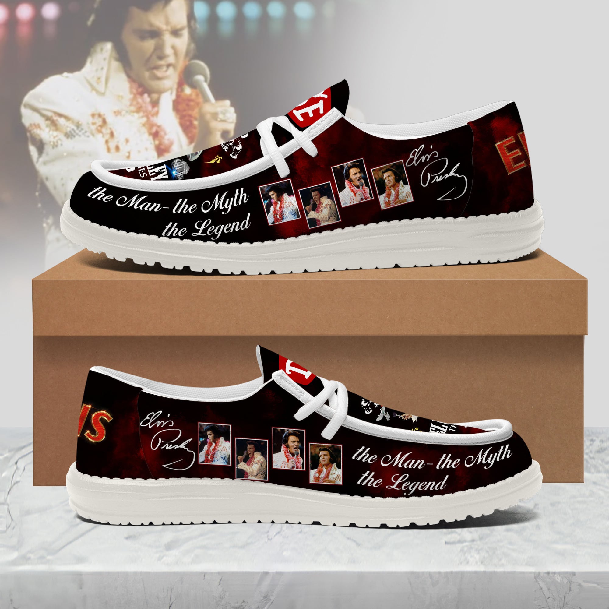 Elvis Presley Lace Up Loafers 2026