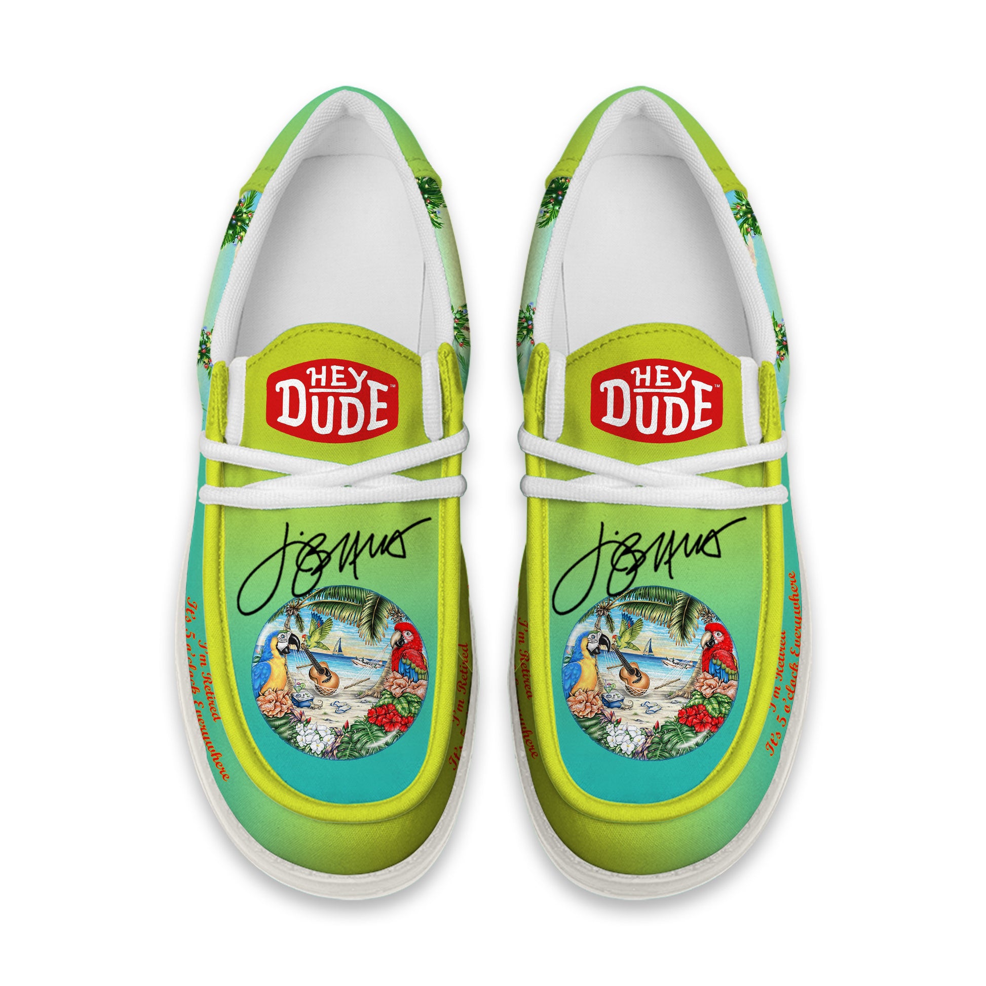 Jimmy Buffett Lace Up Loafers 2026