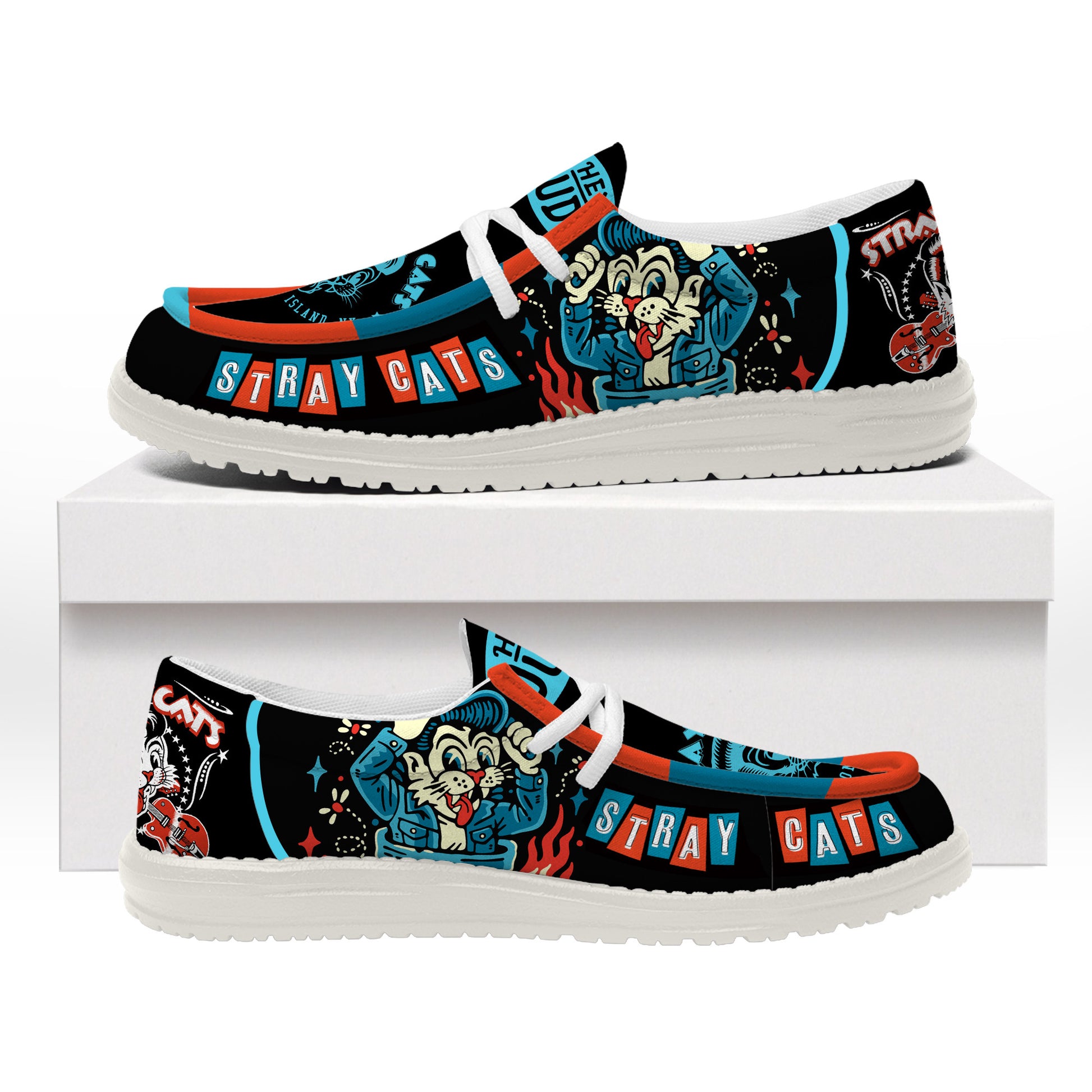 Stray Cats Lace Up Loafers 2026
