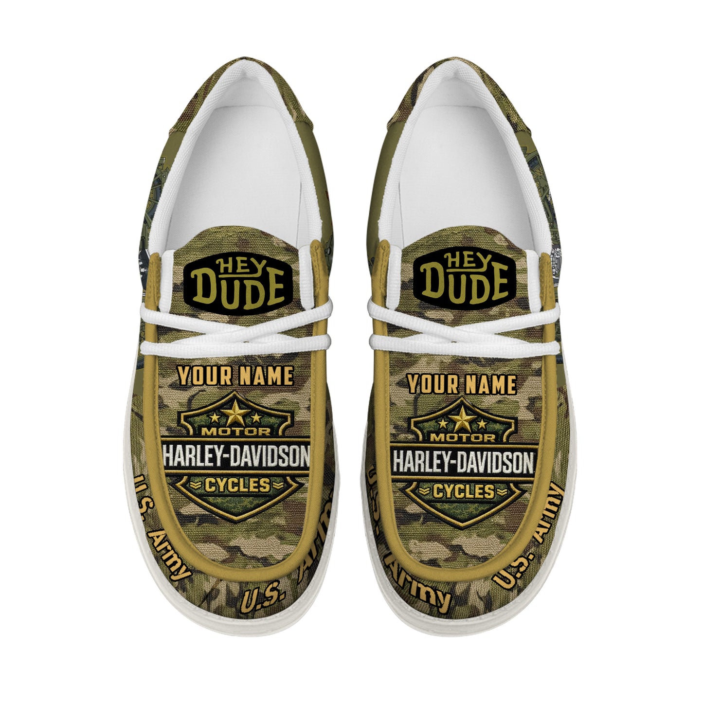 US Army Lace Up Loafers 2026