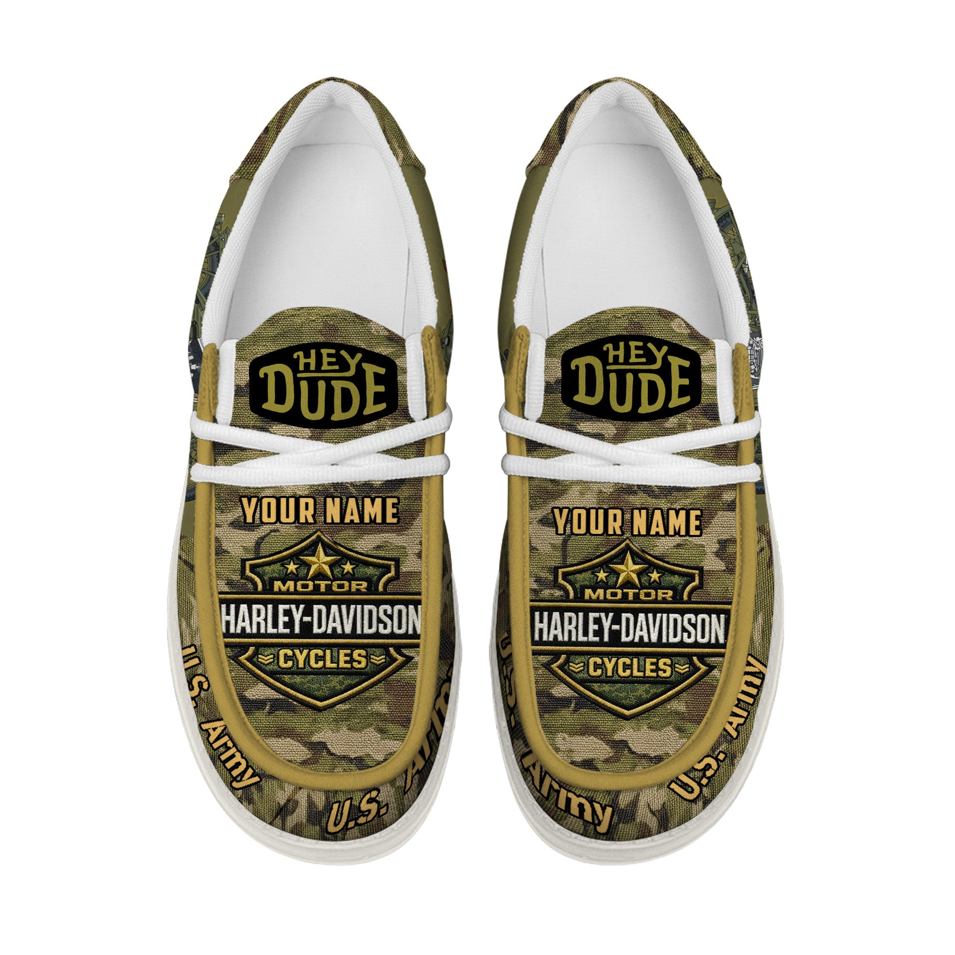 US Army Lace Up Loafers 2026