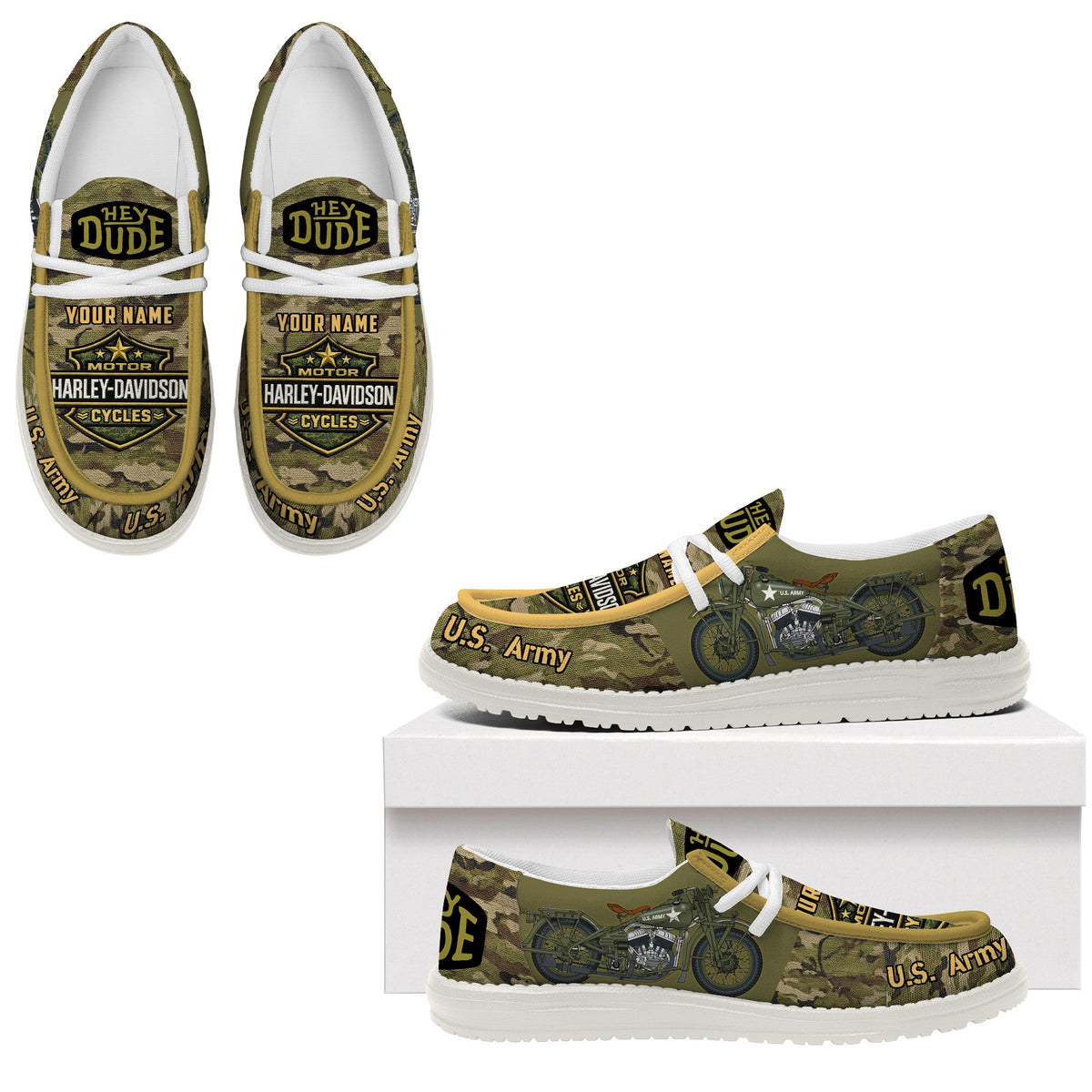 US Army Lace Up Loafers 2026