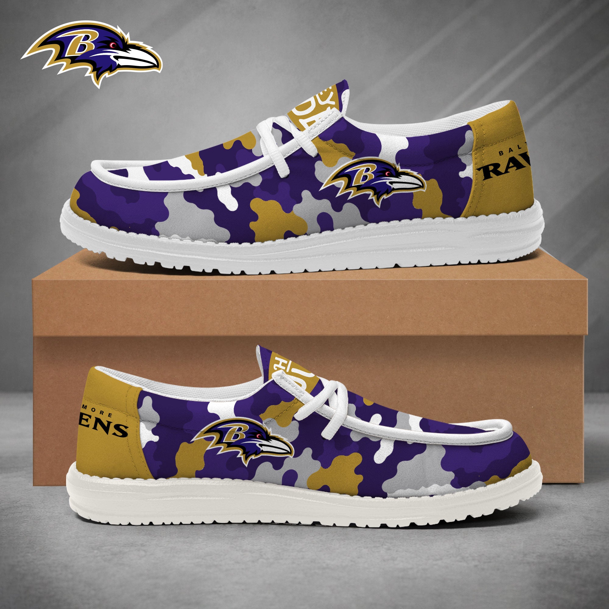 Baltimore Ravens Lace Up Loafers 2026
