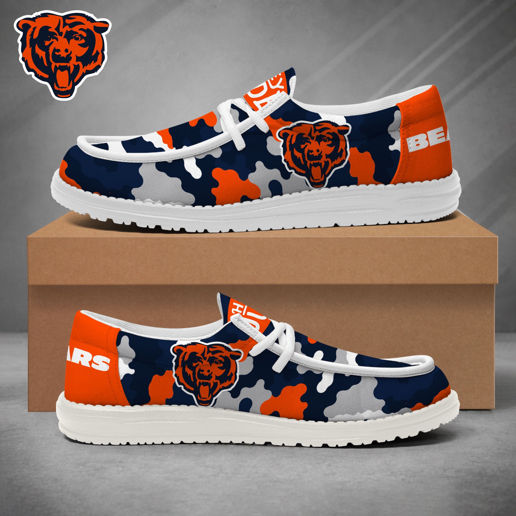 Chicago Bears Lace Up Loafers 2026