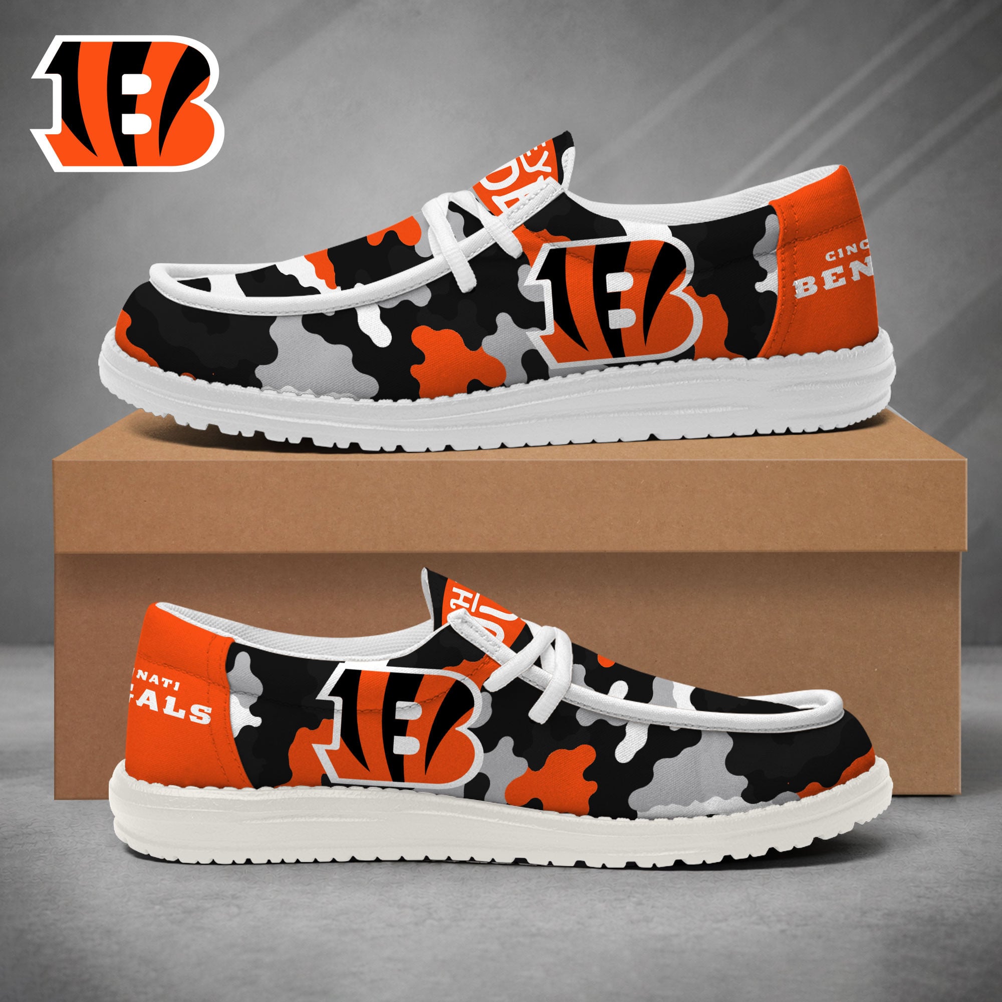Cincinnati Bengals Lace Up Loafers 2026