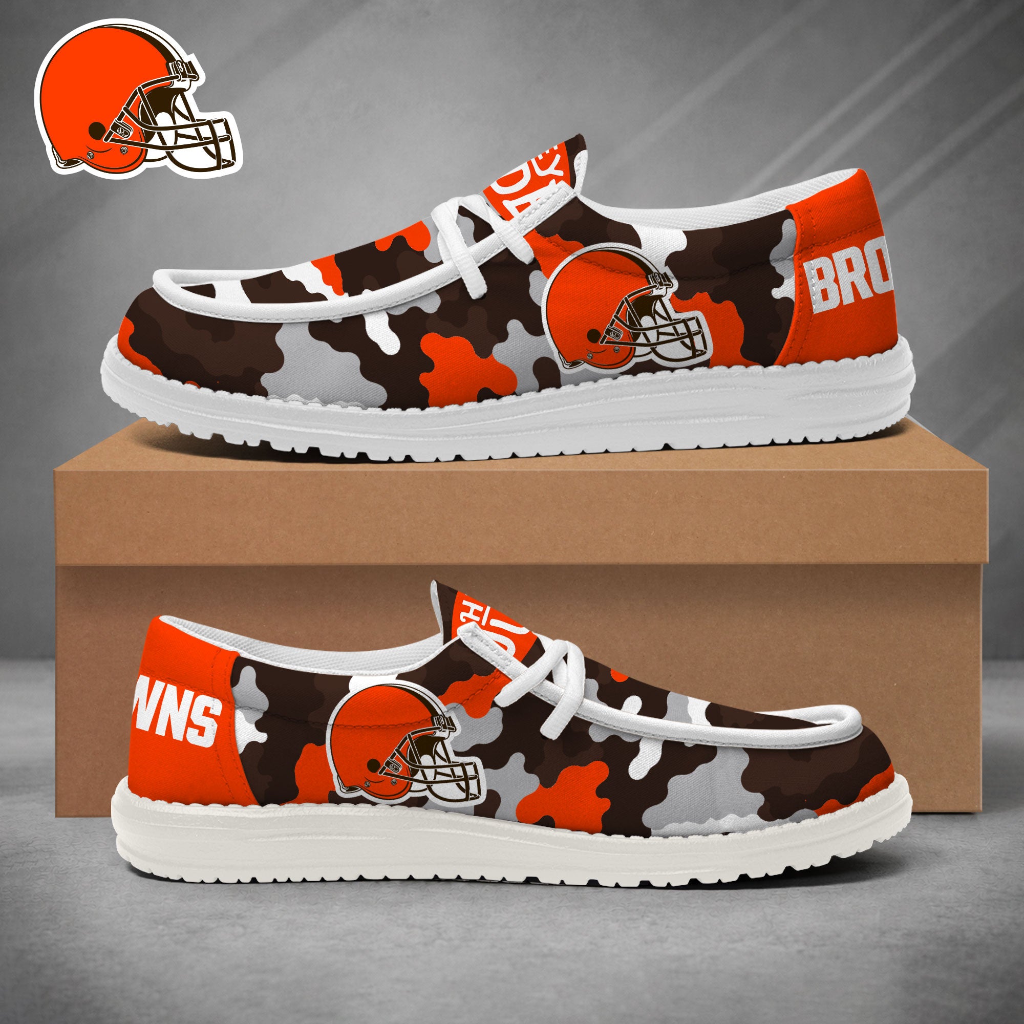 Cleveland Browns Lace Up Loafers 2026