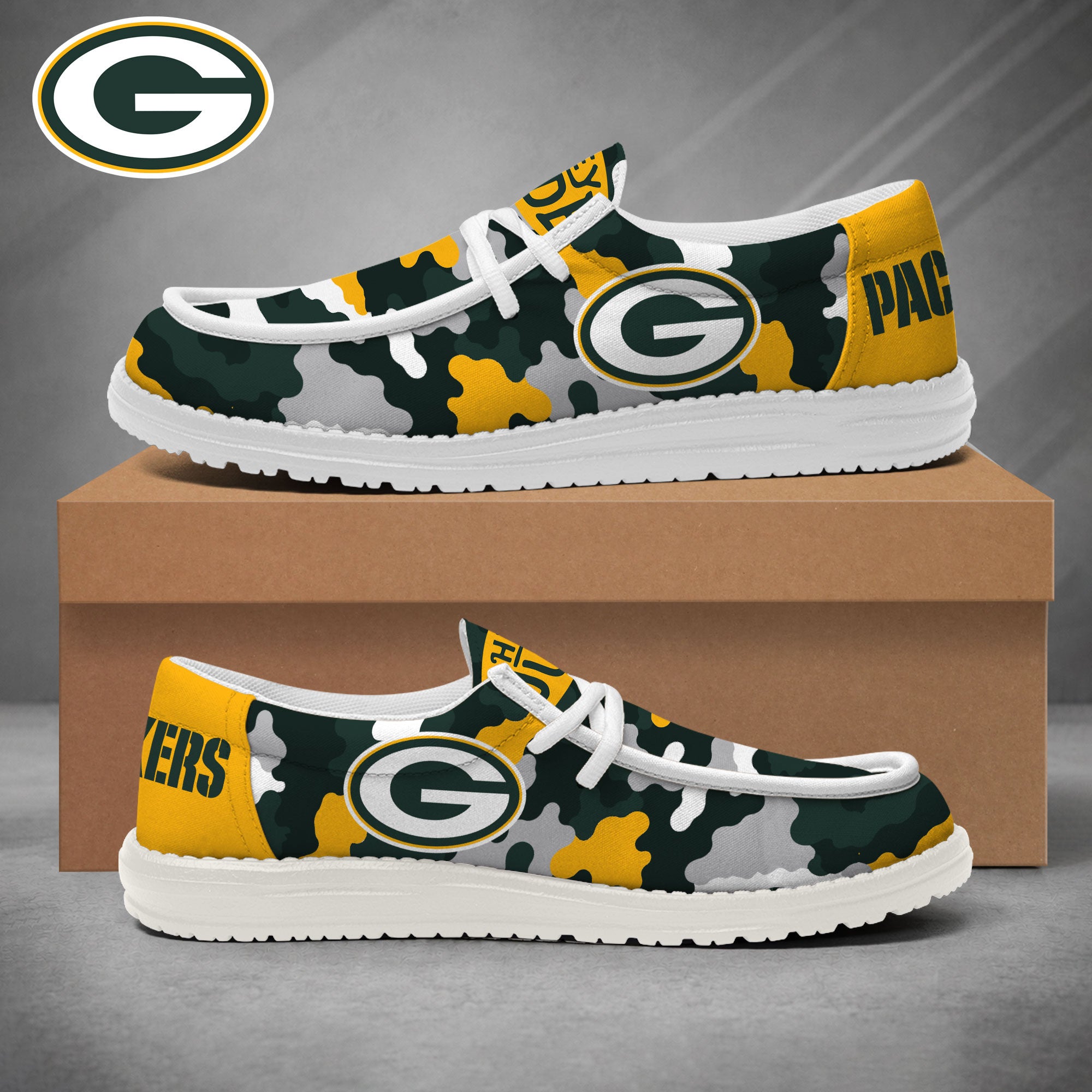 Green Bay Packers Lace Up Loafers 2026