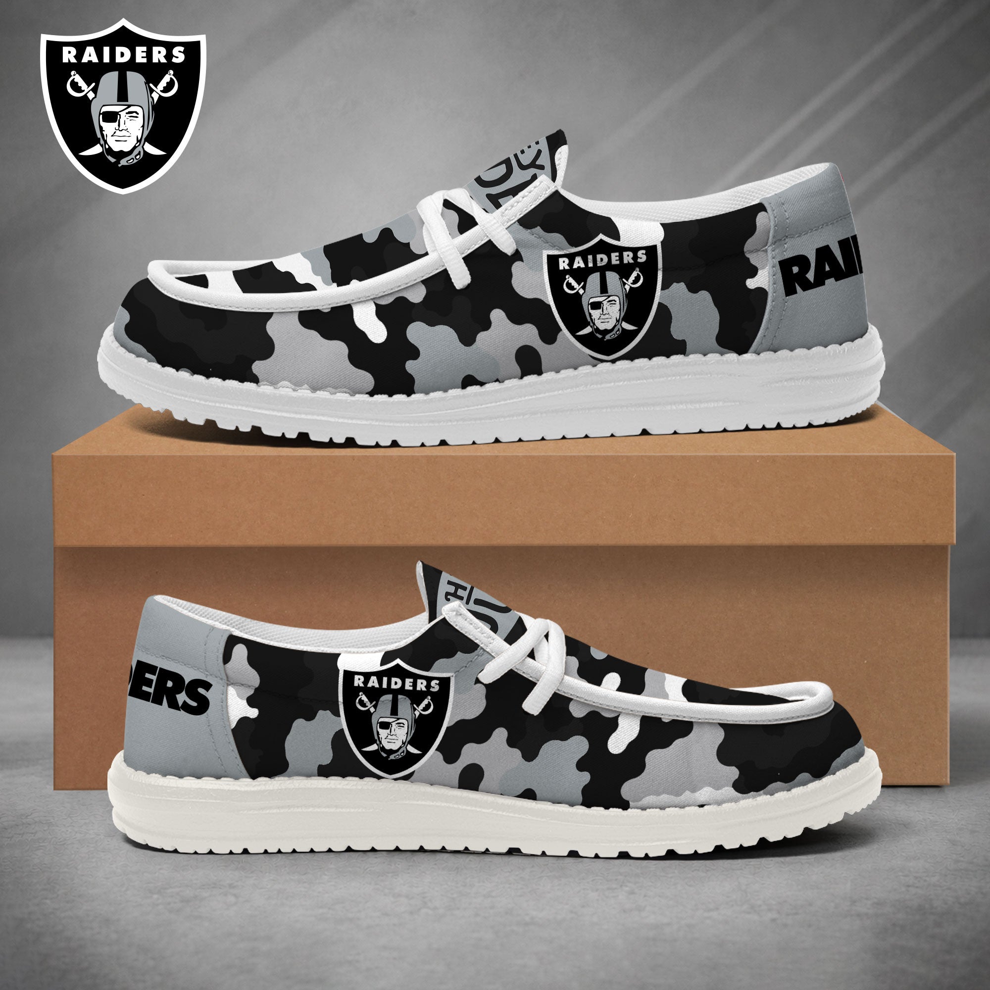 Las Vegas Raiders Lace Up Loafers 2026