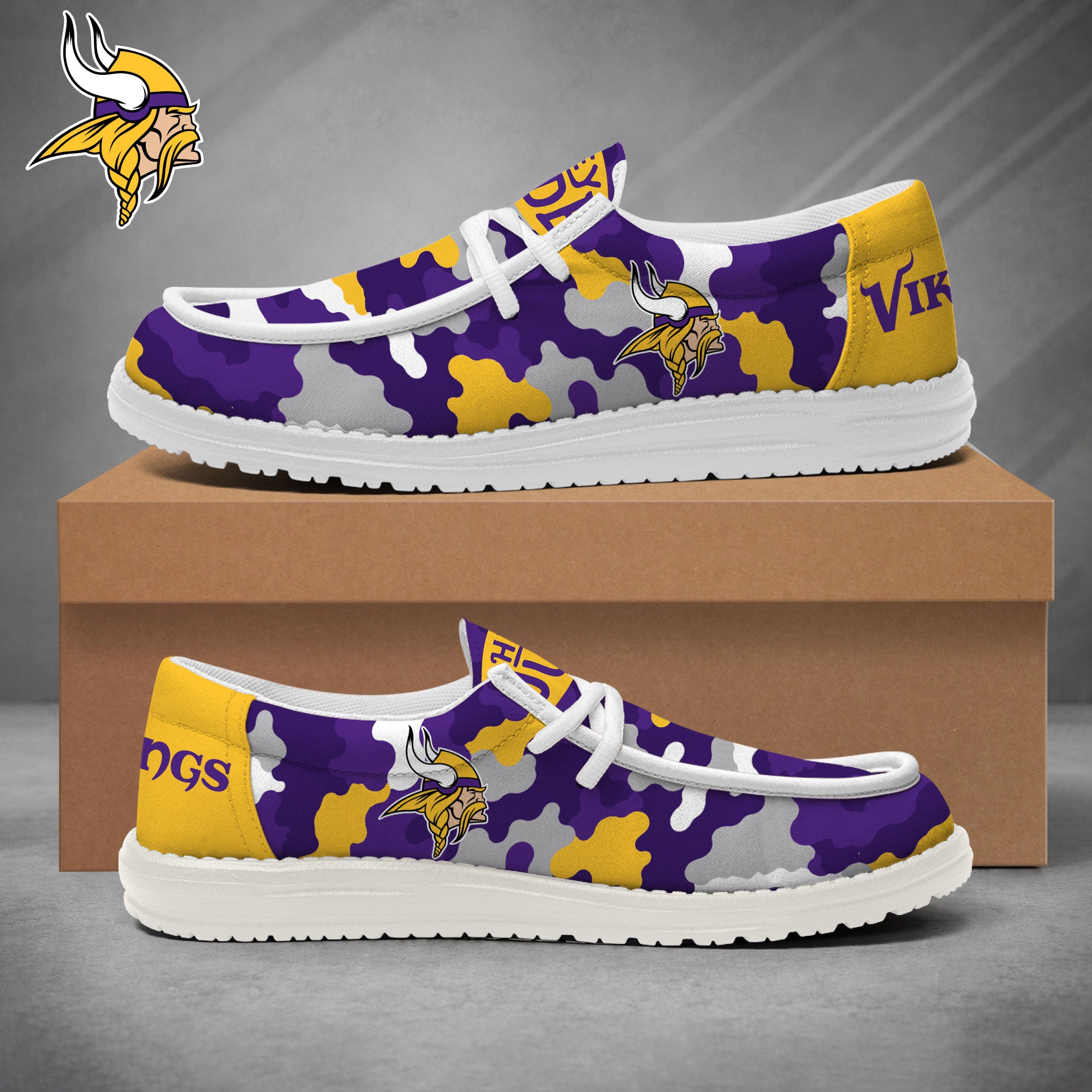 Minnesota Vikings Lace Up Loafers 2026