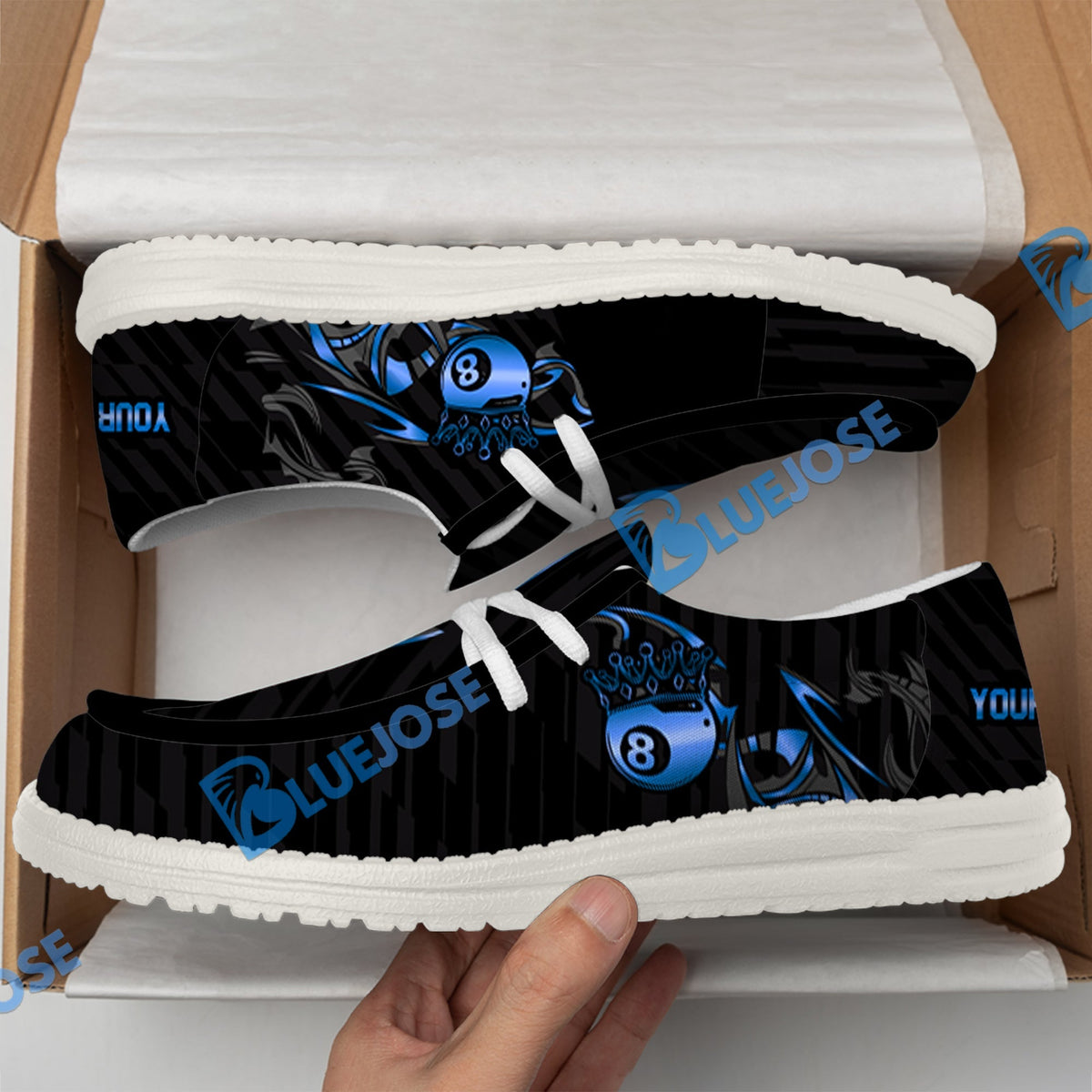 Billiards Ball 8 Crown Lace Up Loafers 2026