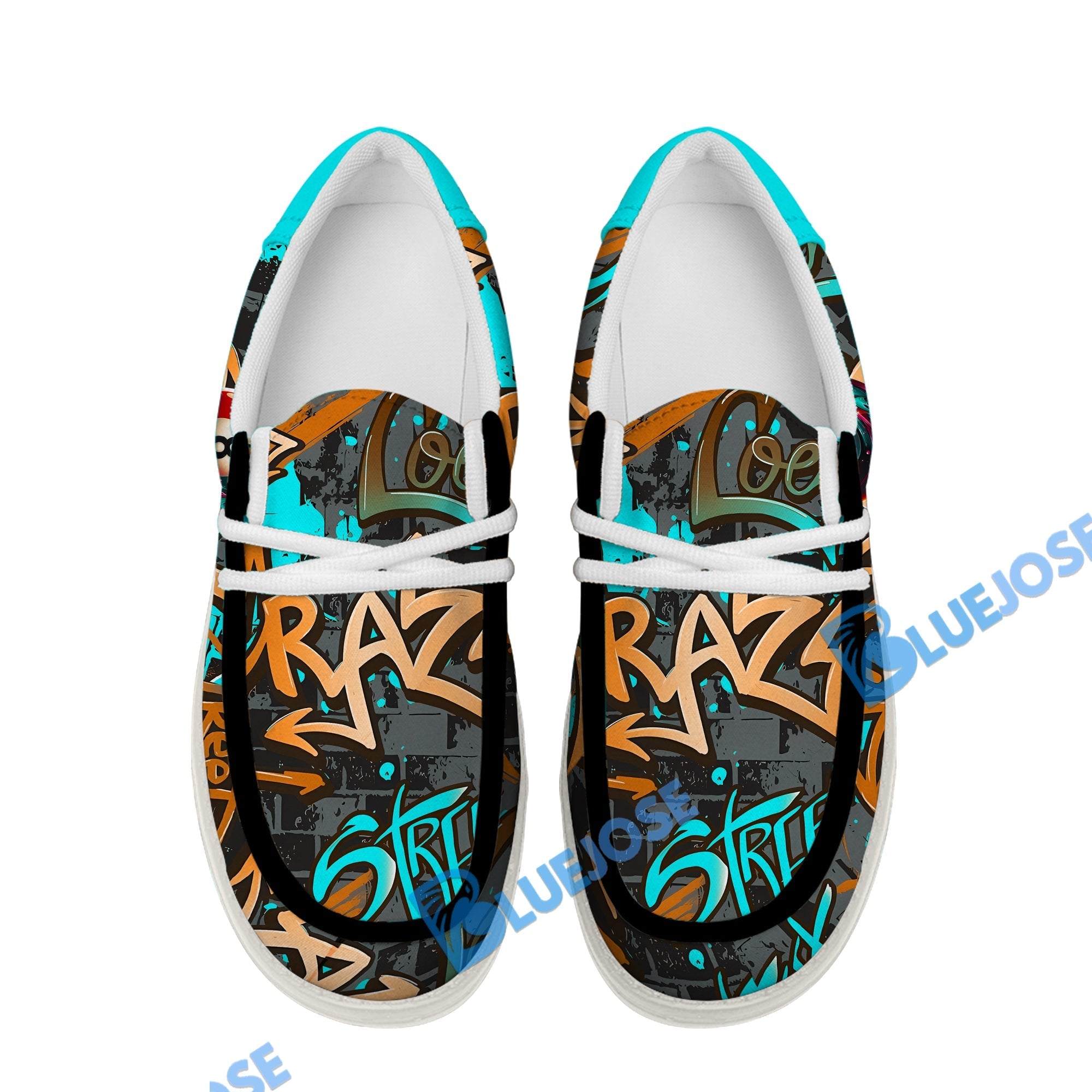 Billiards Ball 8 Graffiti Street Lace Up Loafers 2026