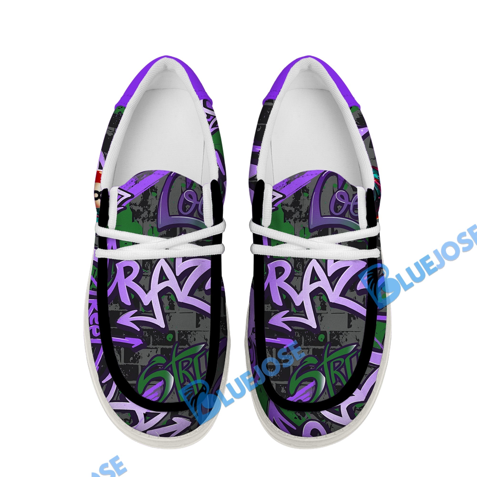 Billiards Ball 8 Graffiti Street Lace Up Loafers 2026