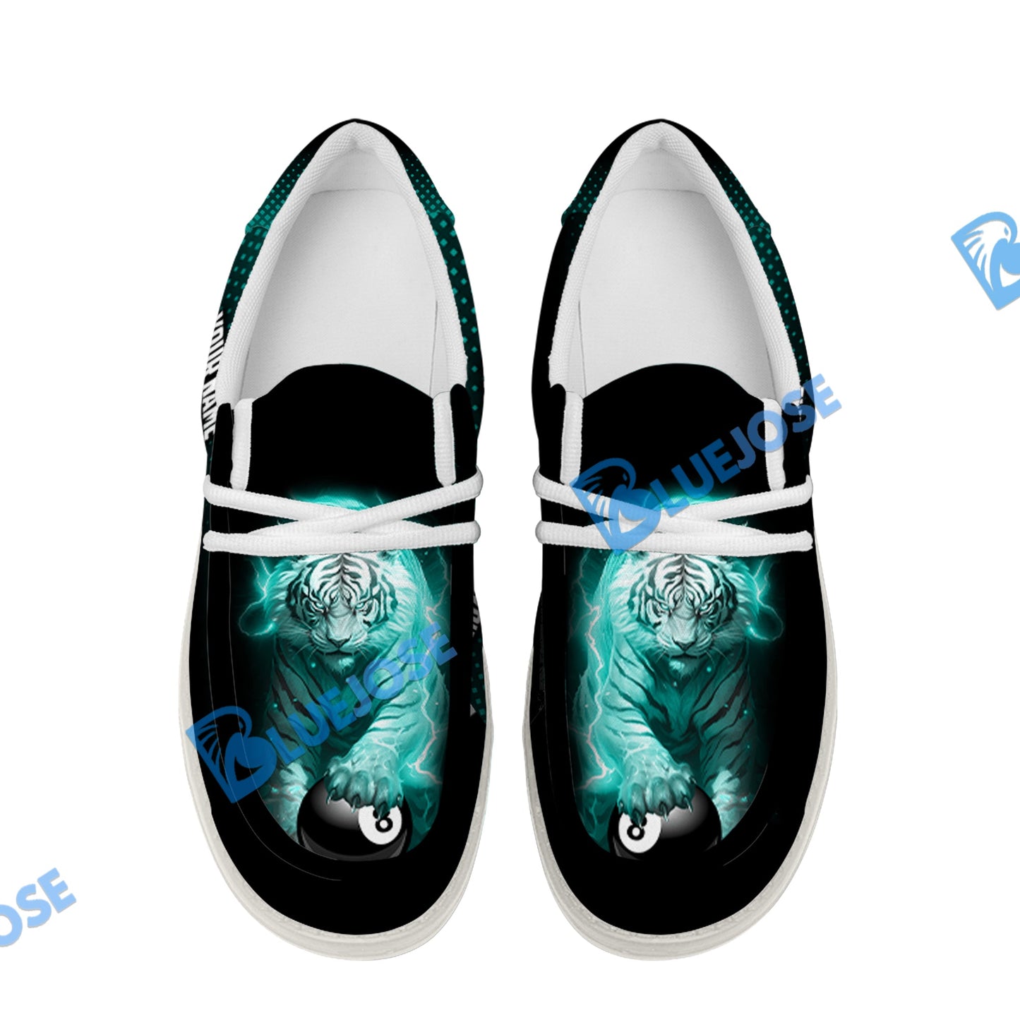 Billiards Ball 8 Thunder Tiger Lace Up Loafers 2026