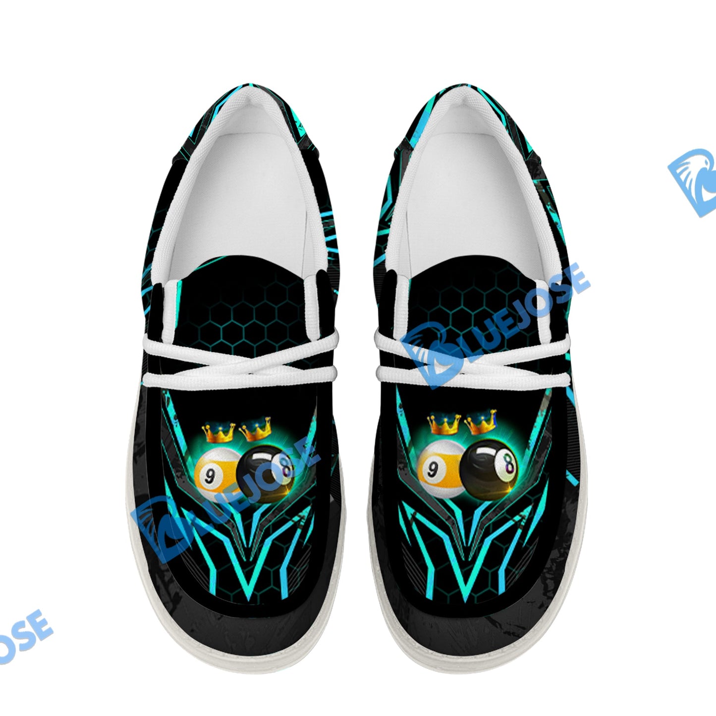Billiards King 8 Ball & 9 Ball Lace Up Loafers 2026