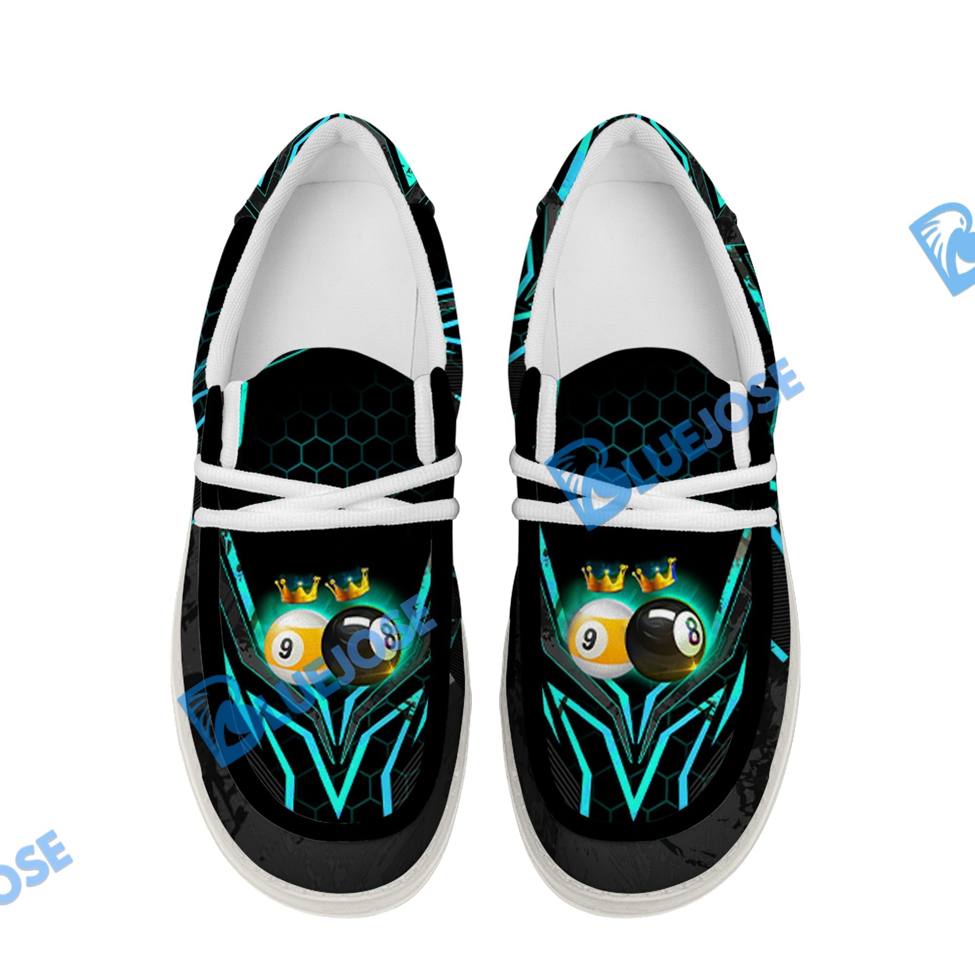 Billiards King 8 Ball & 9 Ball Lace Up Loafers 2026