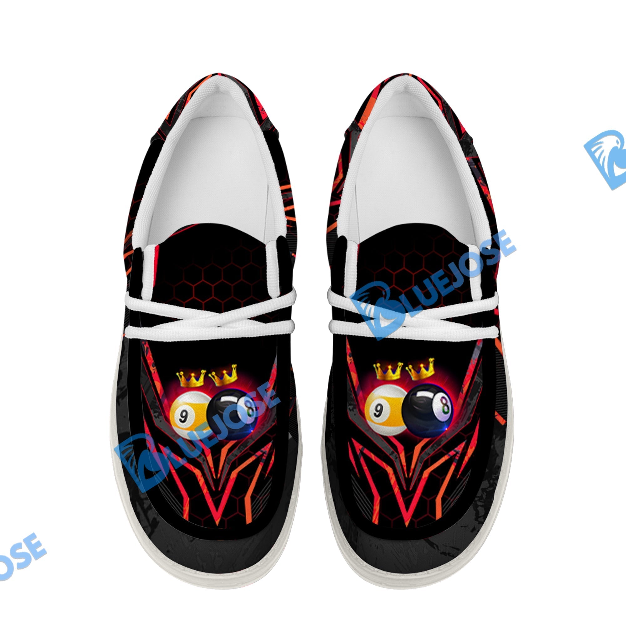 Billiards King 8 Ball & 9 Ball Lace Up Loafers 2026
