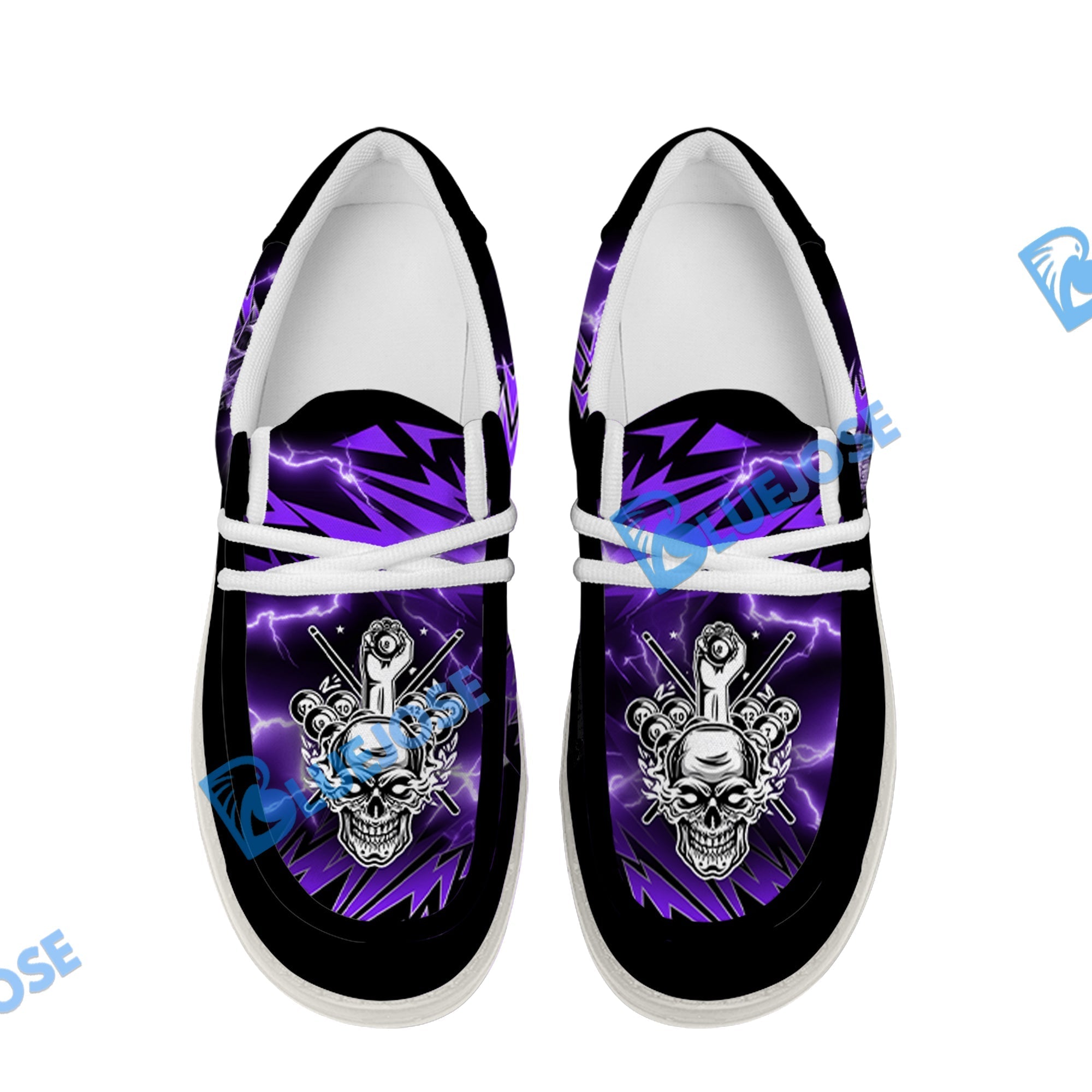 Billiards Ball 8 Deadly Thunder Lace Up Loafers 2026
