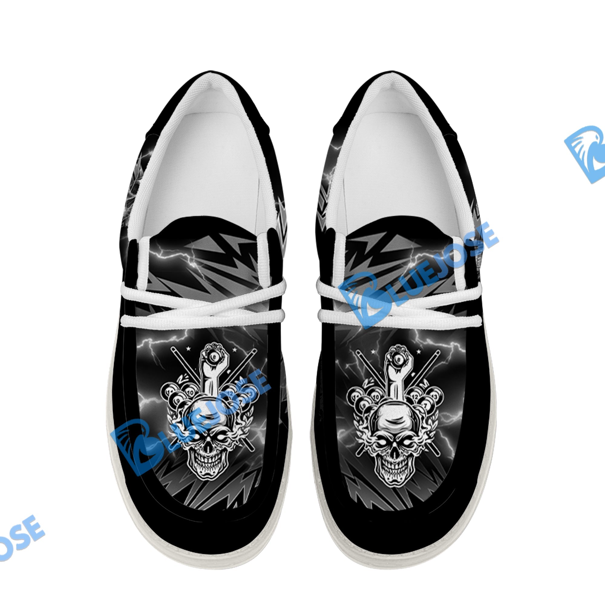 Billiards Ball 8 Deadly Thunder Lace Up Loafers 2026