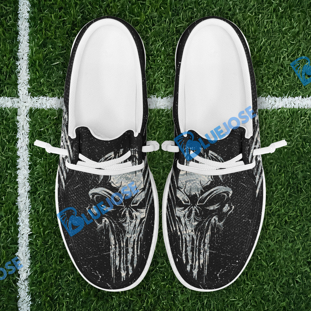 Billiards Ball 8 Camo Punisher Skin Lace Up Loafers 2026
