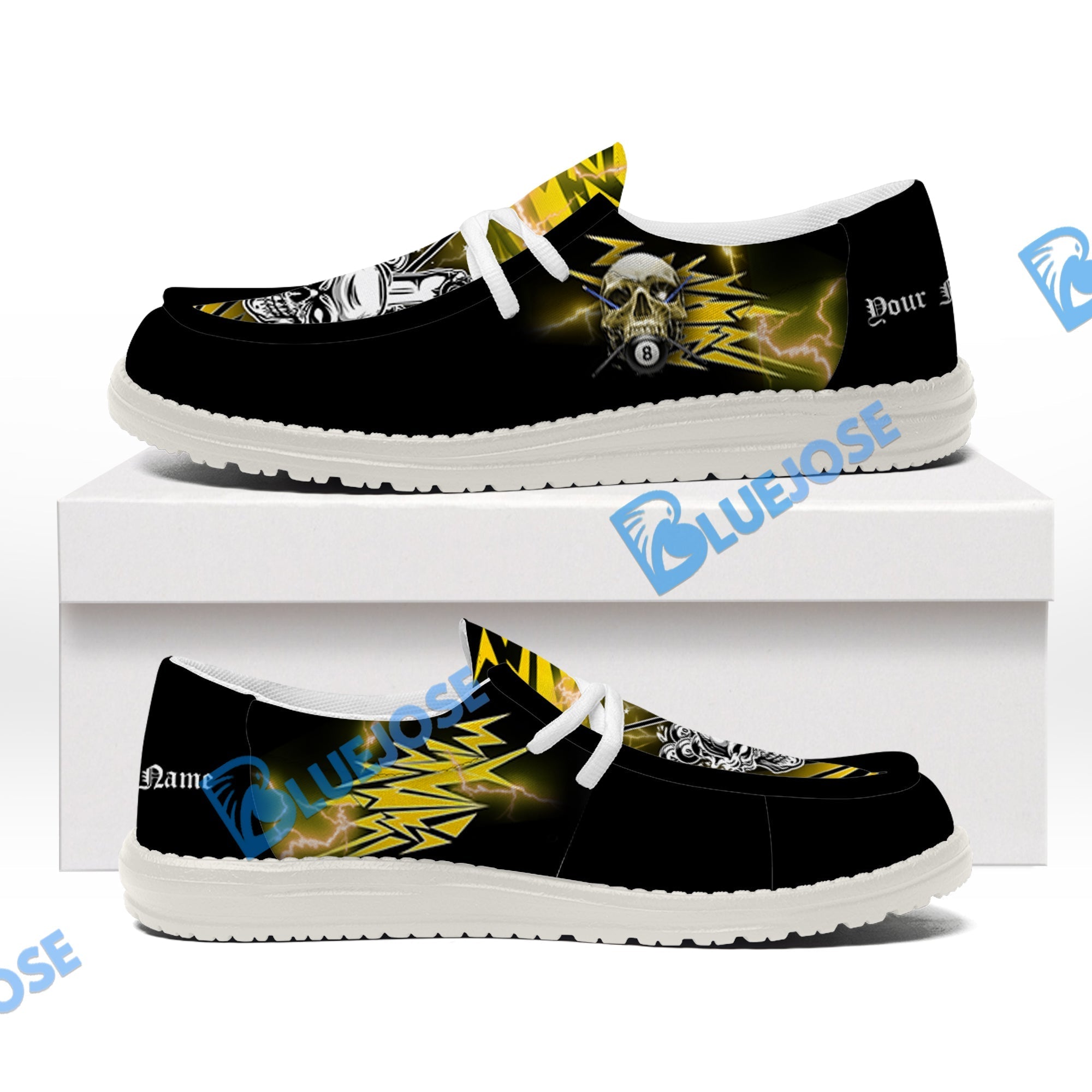 Billiards Ball 8 Deadly Thunder Lace Up Loafers 2026