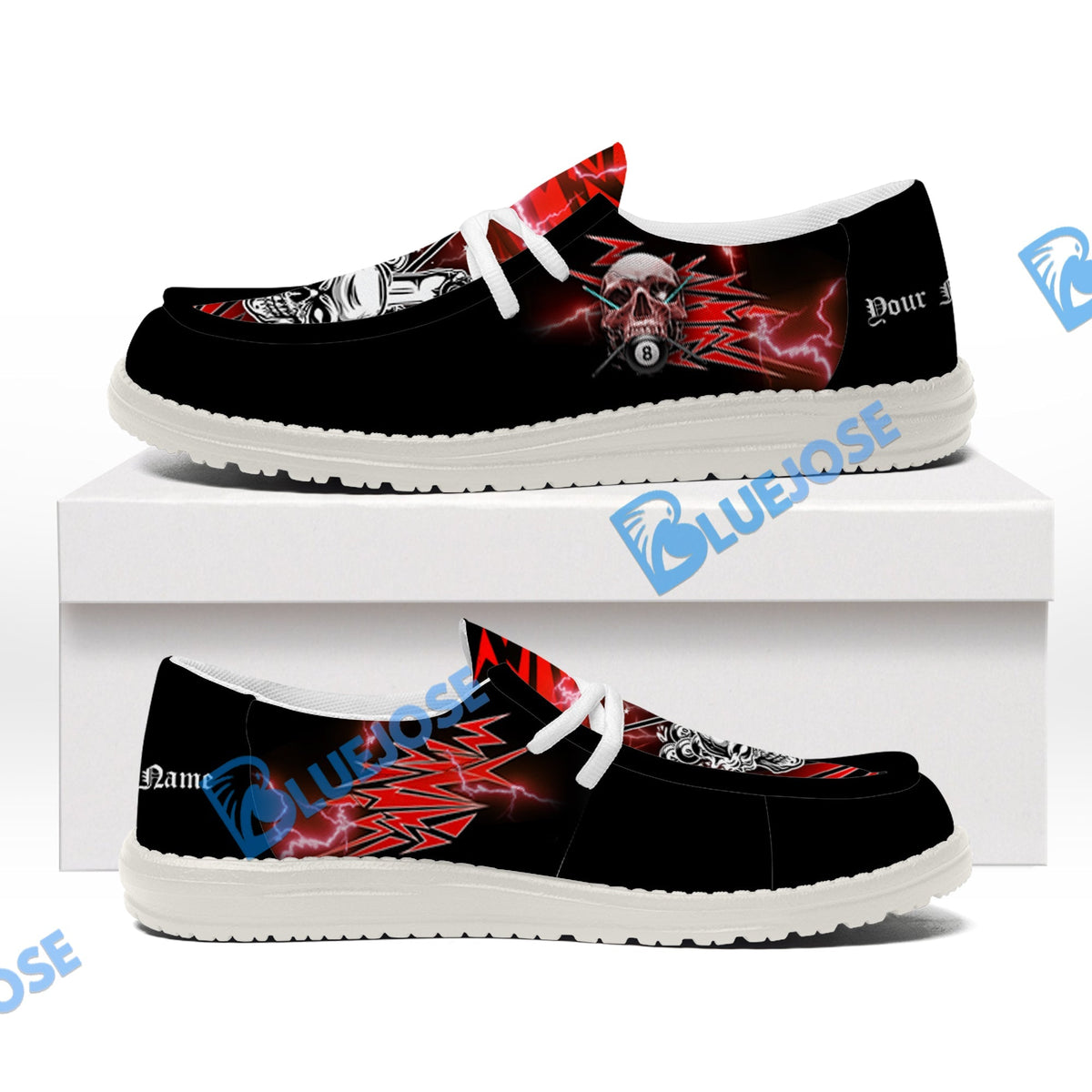 Billiards Ball 8 Deadly Thunder Lace Up Loafers 2026