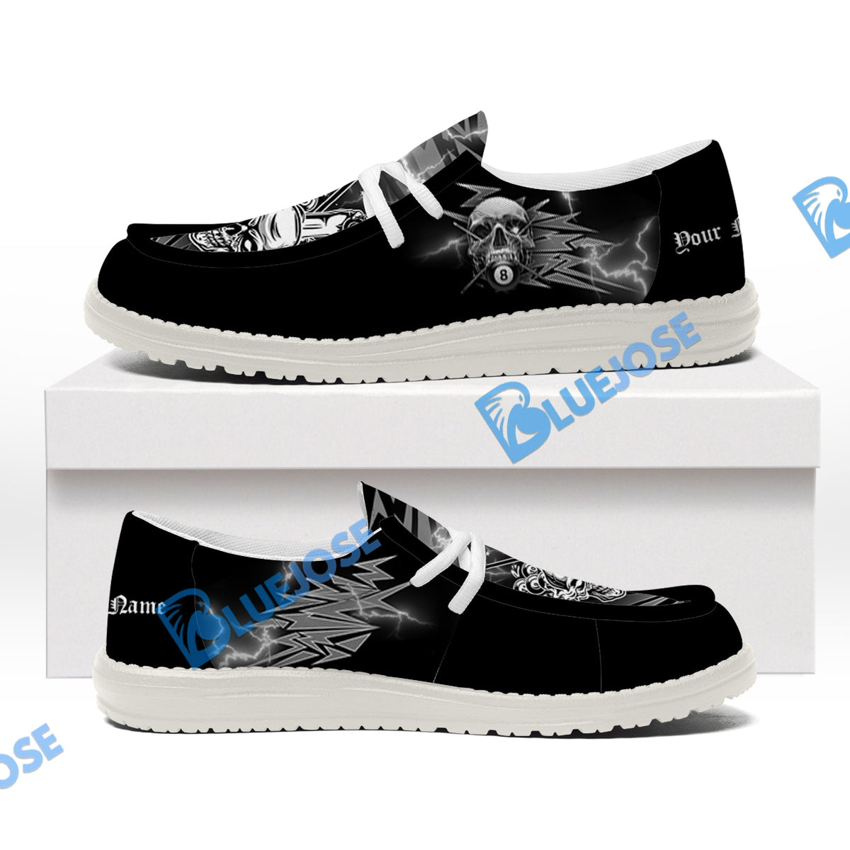 Billiards Ball 8 Deadly Thunder Lace Up Loafers 2026