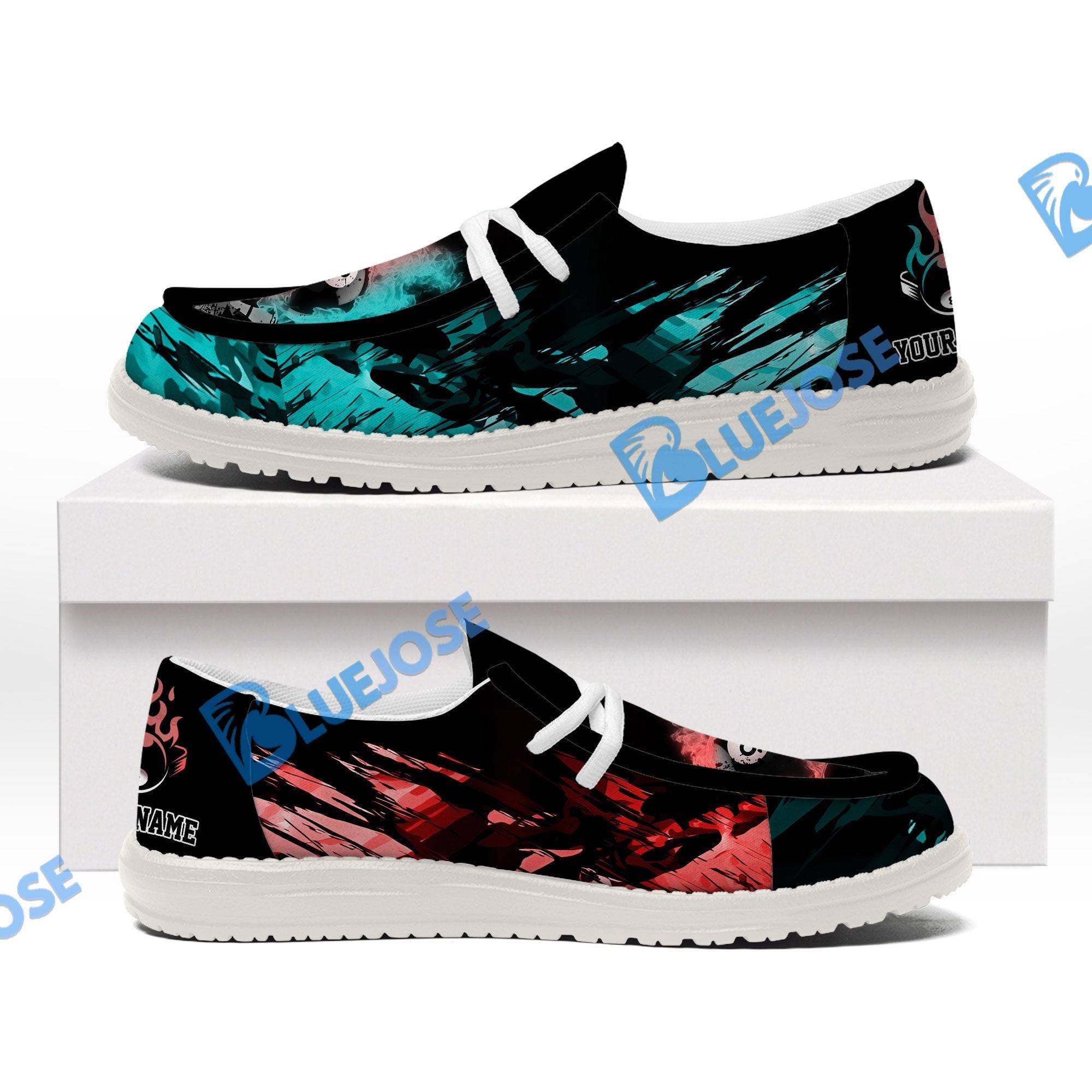 Billiards 8 Dust Flame Lace Up Loafers 2026