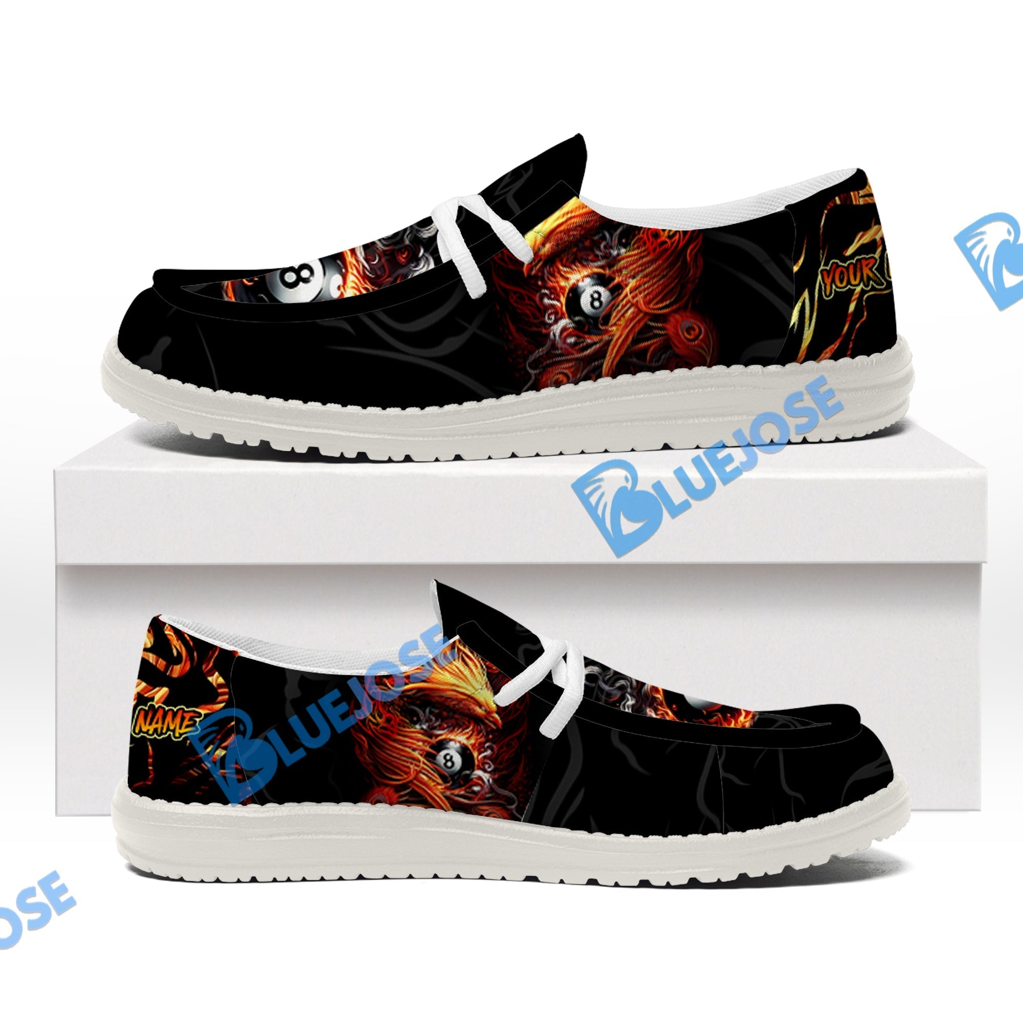 Billiards Ball 8 Phoenix Arisen Lace Up Loafers 2026