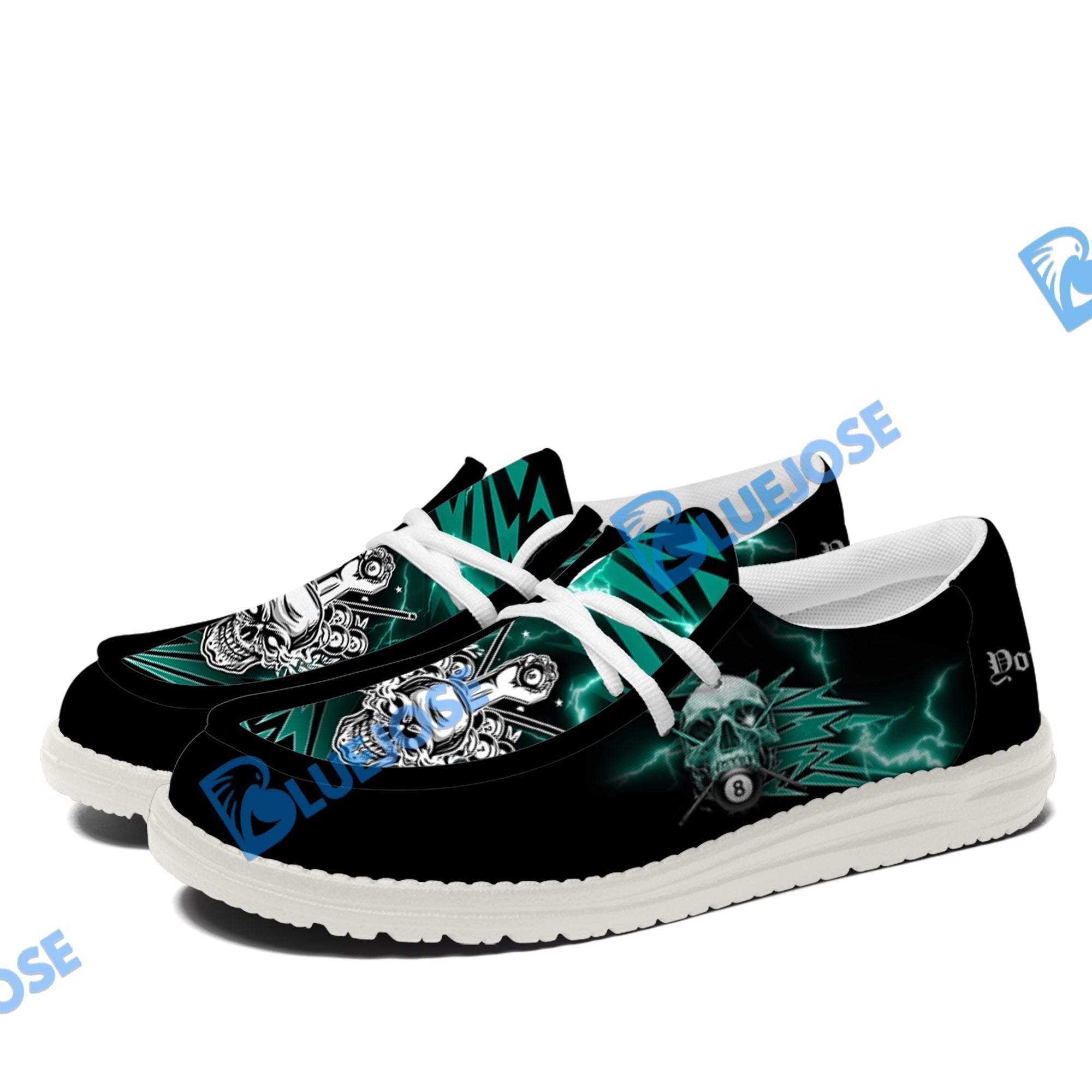 Billiards Ball 8 Deadly Thunder Lace Up Loafers 2026